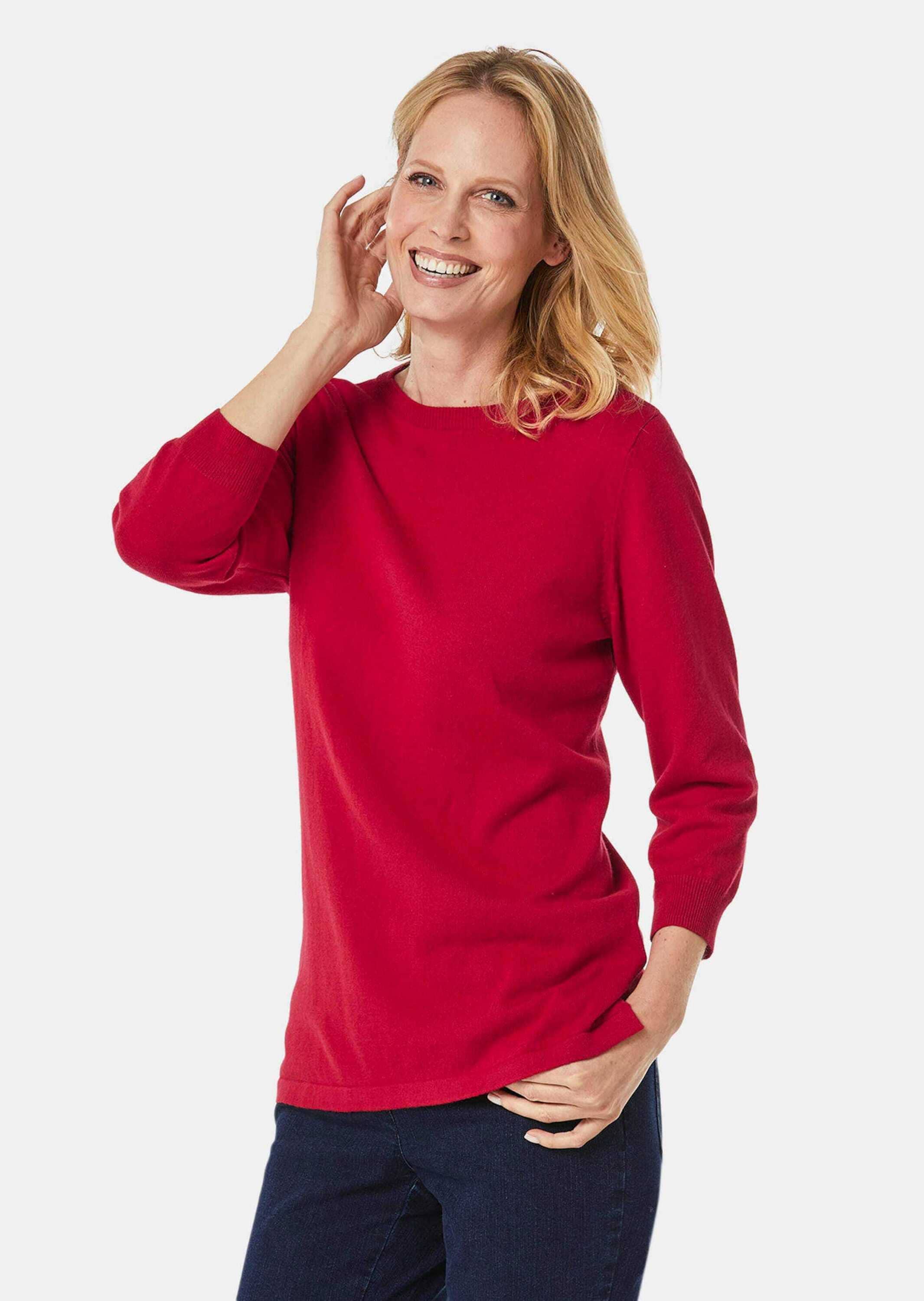 GOLDNER Strickpullover »Pullover aus hochwertigem Garn«