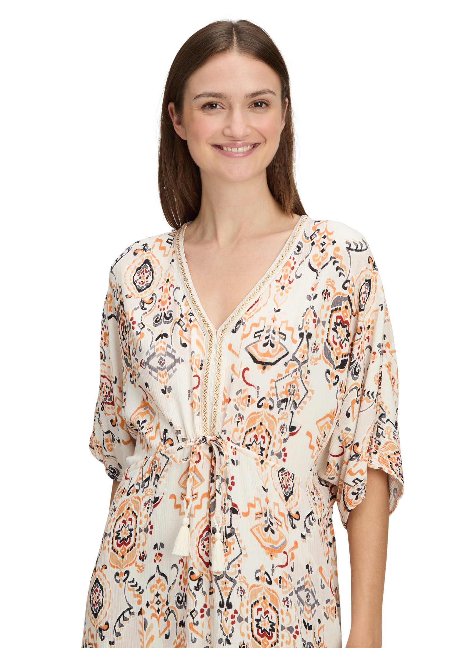 Betty&Co Midikleid »Stufenkleid mit Print«