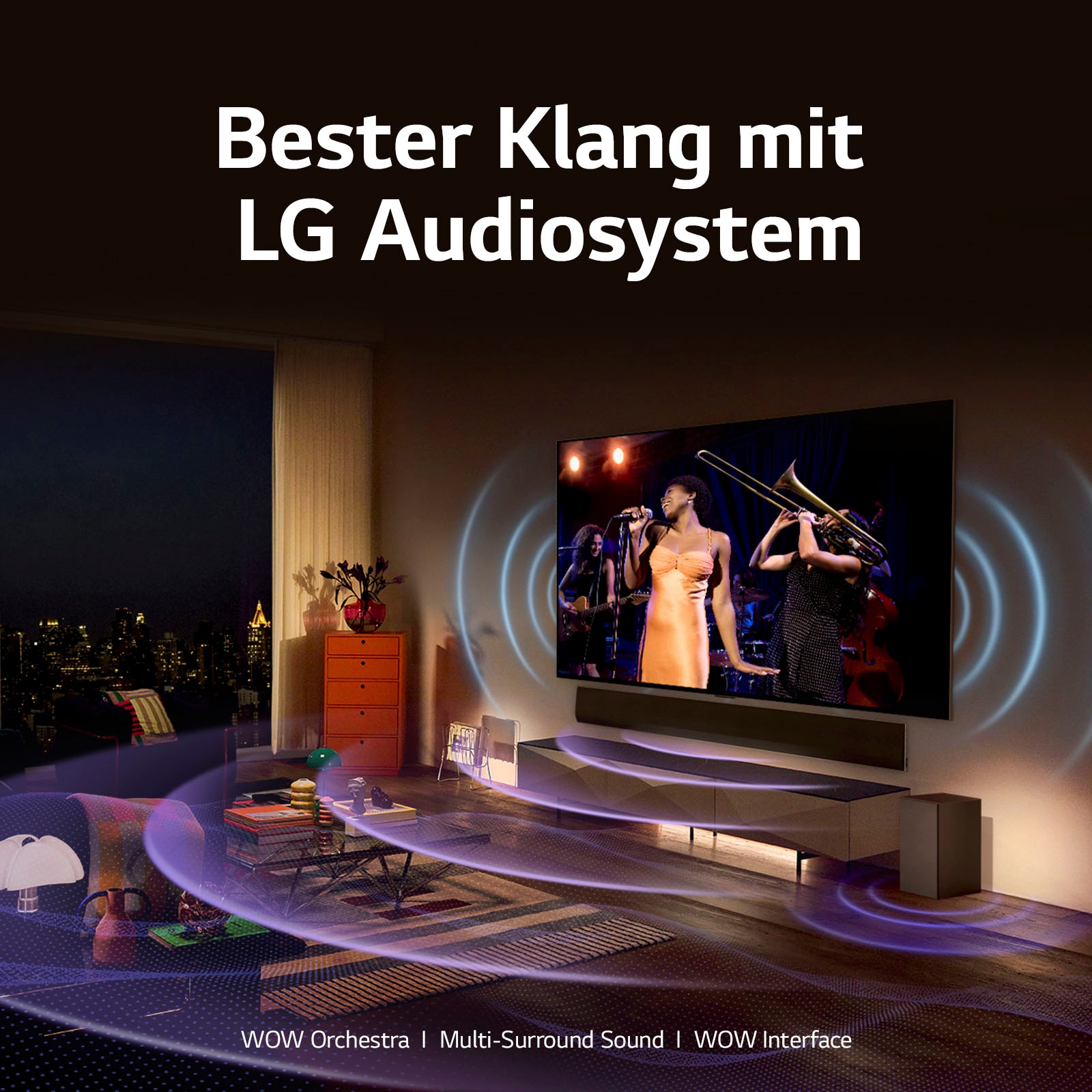 LG OLED-Fernseher, 164 cm/65 Zoll, 4K Ultra HD, Smart-TV, OLED evo, α9 Gen6 4K AI-Prozessor, Brightness Booster Max