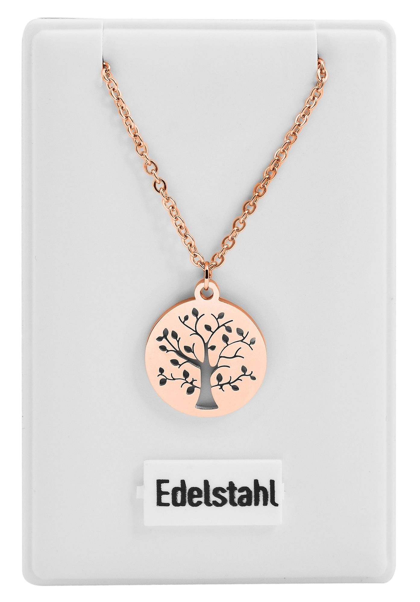 Adelia´s Kette ohne Anhänger »Damen Halskette mit Anhänger ¿ Lebensbaum aus Edelstahl«