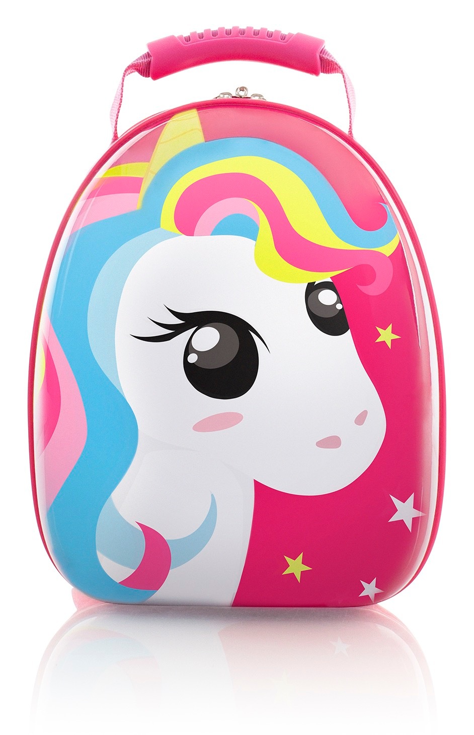 Heys Kofferset »Super Tots, 46 cm, Einhorn«, (Set, 2 tlg., Kinderkoffer und Rucksack), Heys x Joachim Llambi Kindertrolley Kinder Reisegepäck