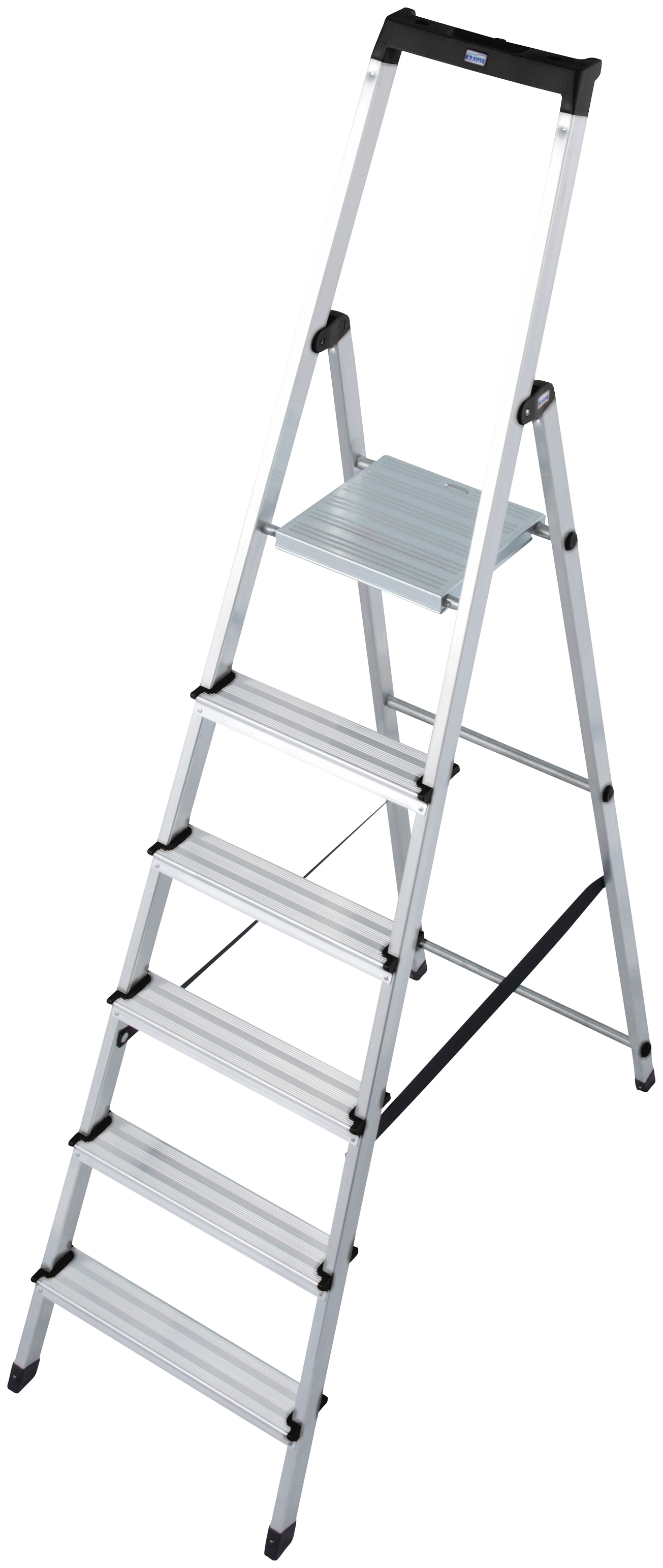 Stehleiter »Solidy«, Aluminium, 1x6 Stufen, Arbeitshöhe ca. 327 cm