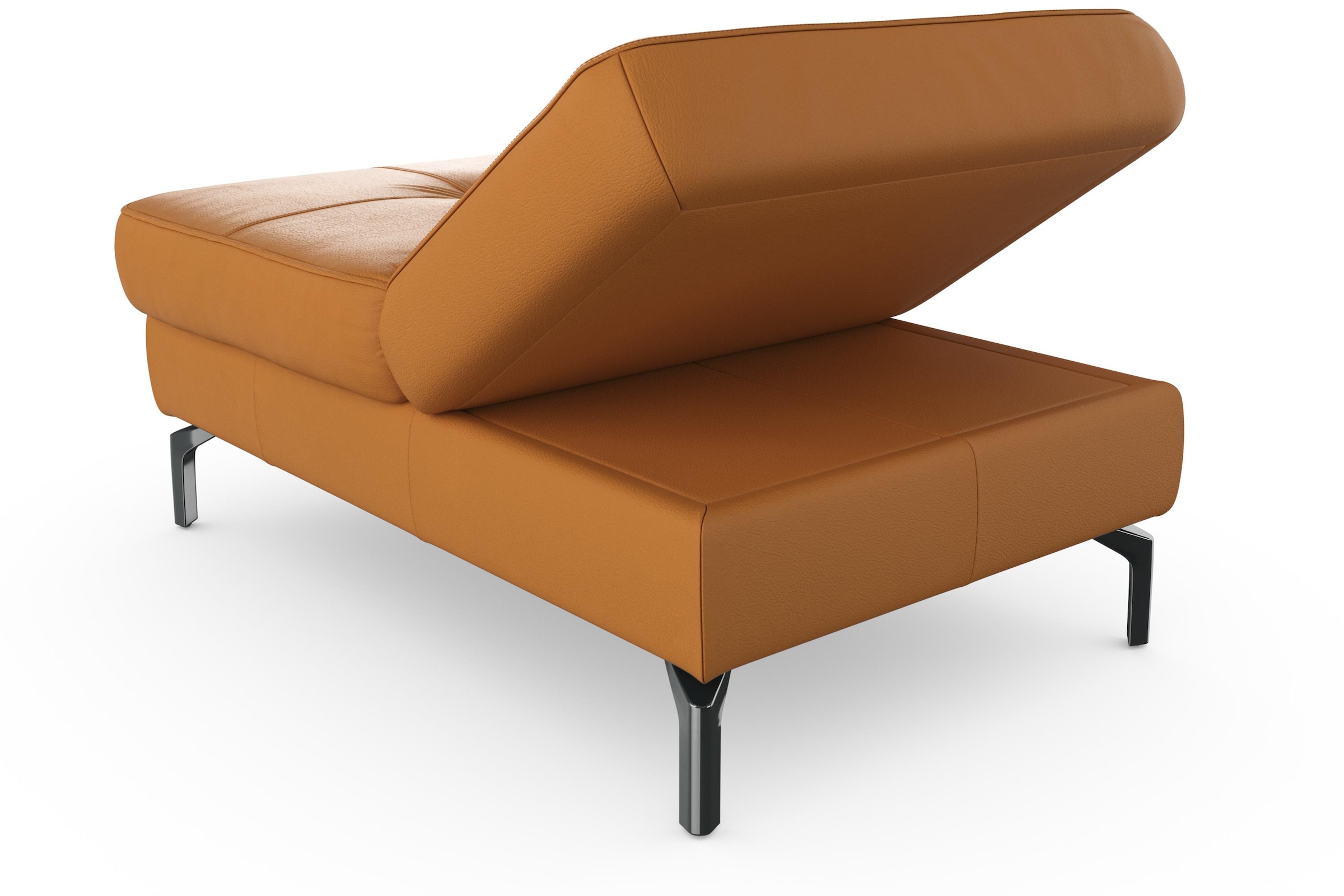 sit&more Hocker »Bendigo«, mit Klappfunktion, Bodenfreiheit 15 cm, wahlweise in 2 Fußfarben