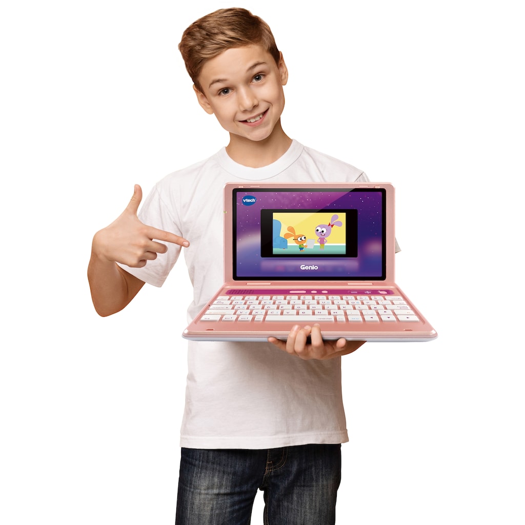 Vtech® Kindercomputer »School & Go, Genio Lernlaptop, pink«