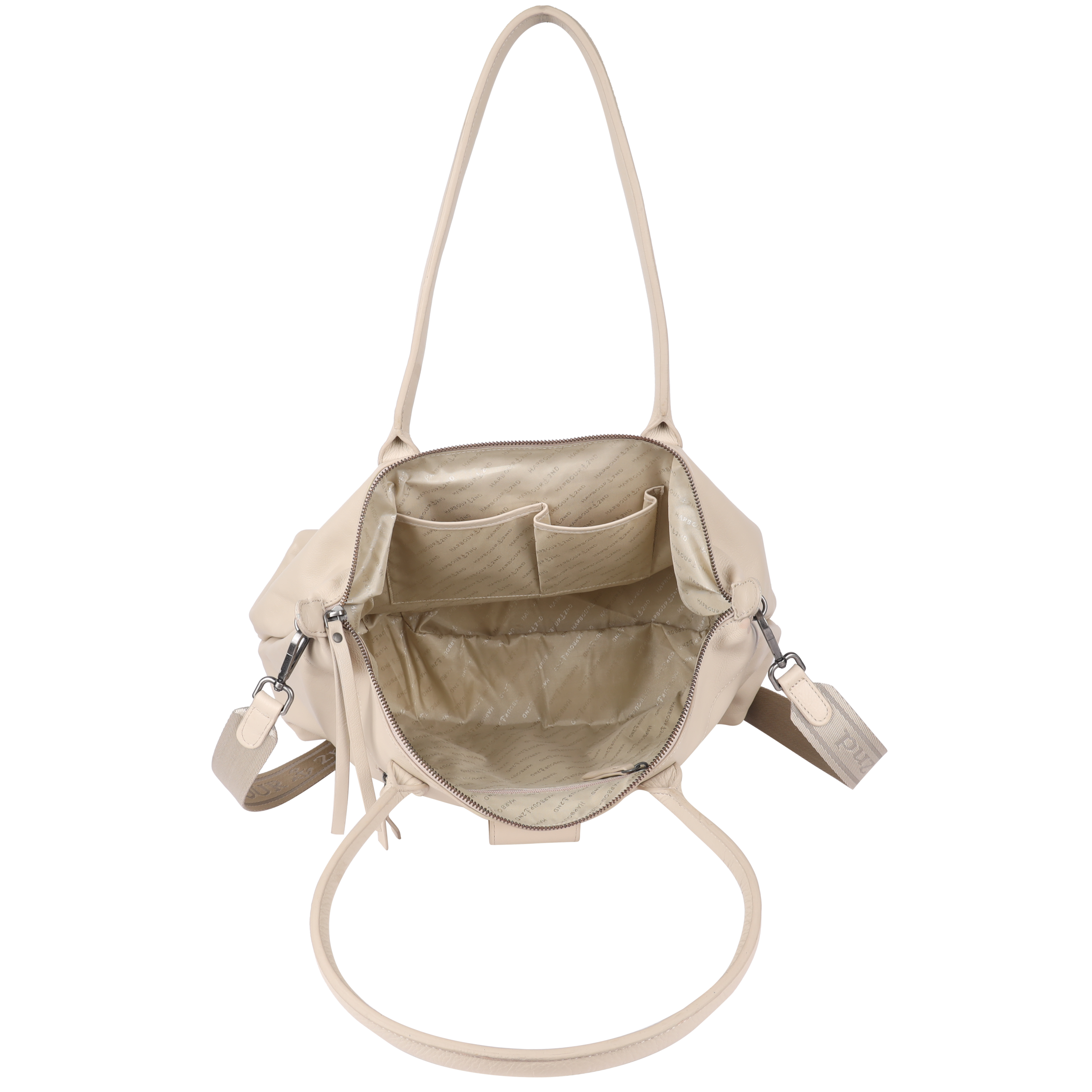 HARBOUR 2nd Shopper »Malin« Damen Umhängetasche, Handtasche, Tragetasche mit Steckverschluss