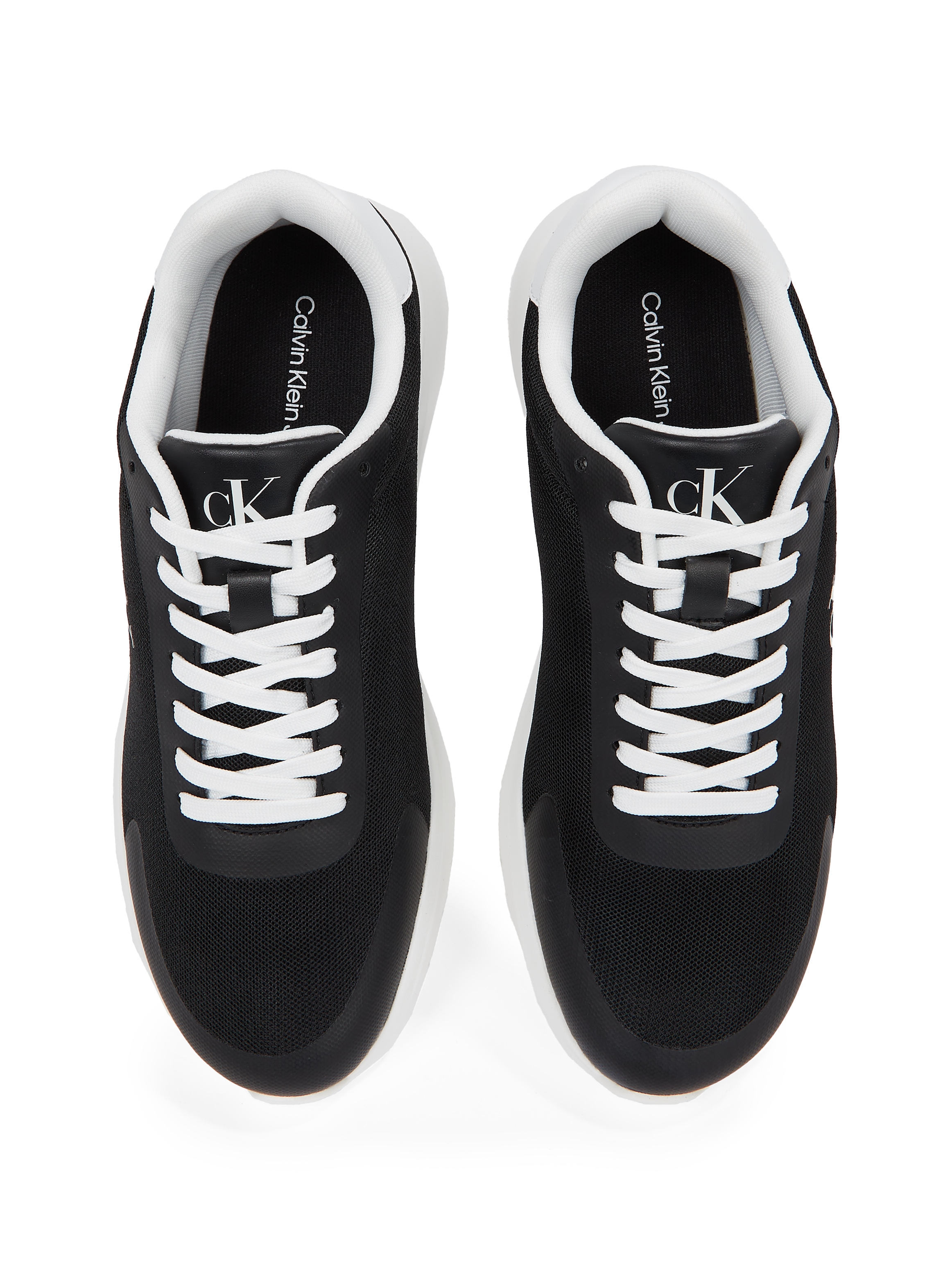 Calvin Klein Jeans Sneaker »3 EVA RUNNER MESH«, Freizeitschuh, Halbschuh, Schnürschuh mit Kontrastbesatz