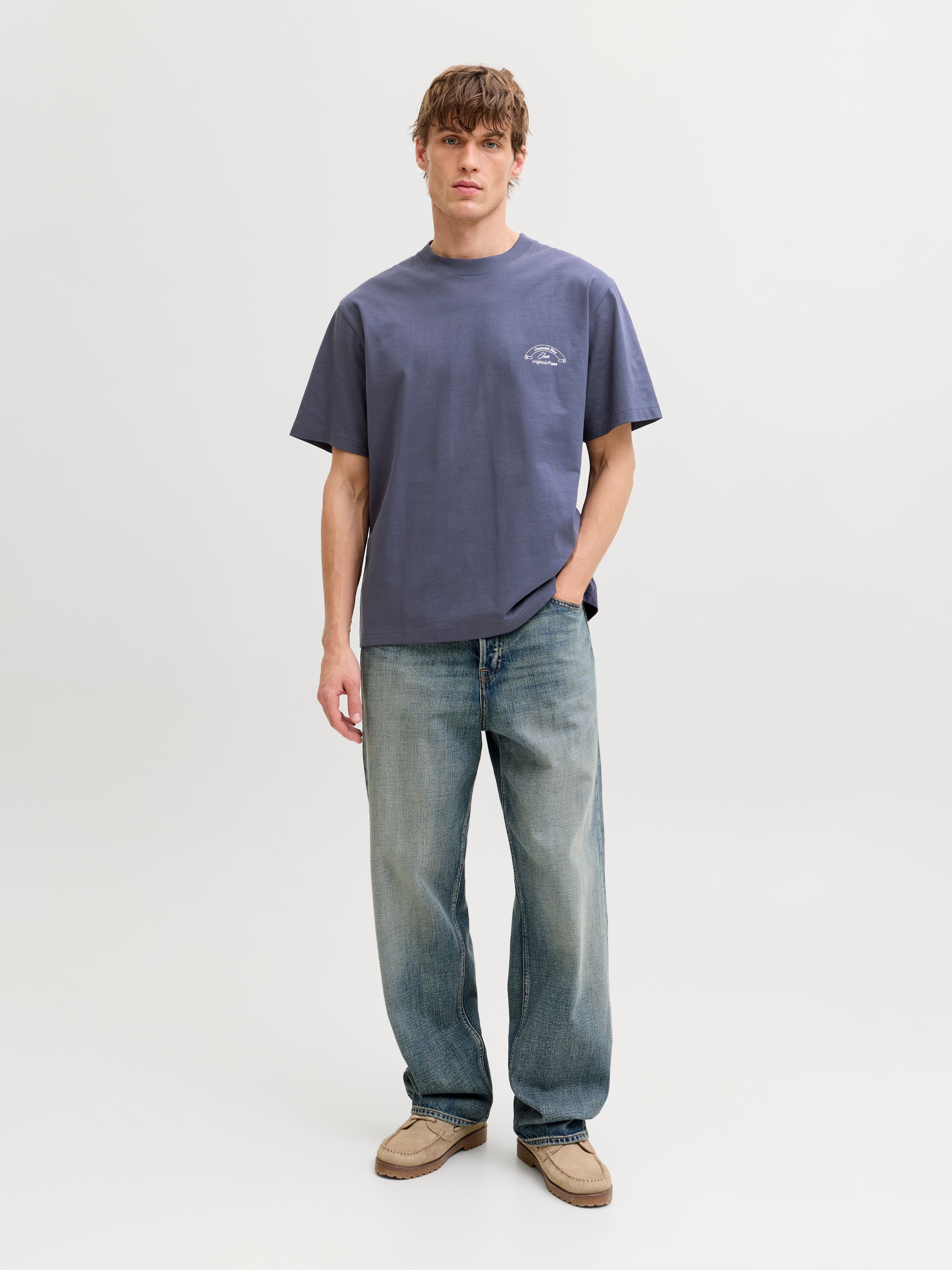 Jack & Jones T-Shirt »JORMONTAUK PHOTO BACK TEE SS CN«