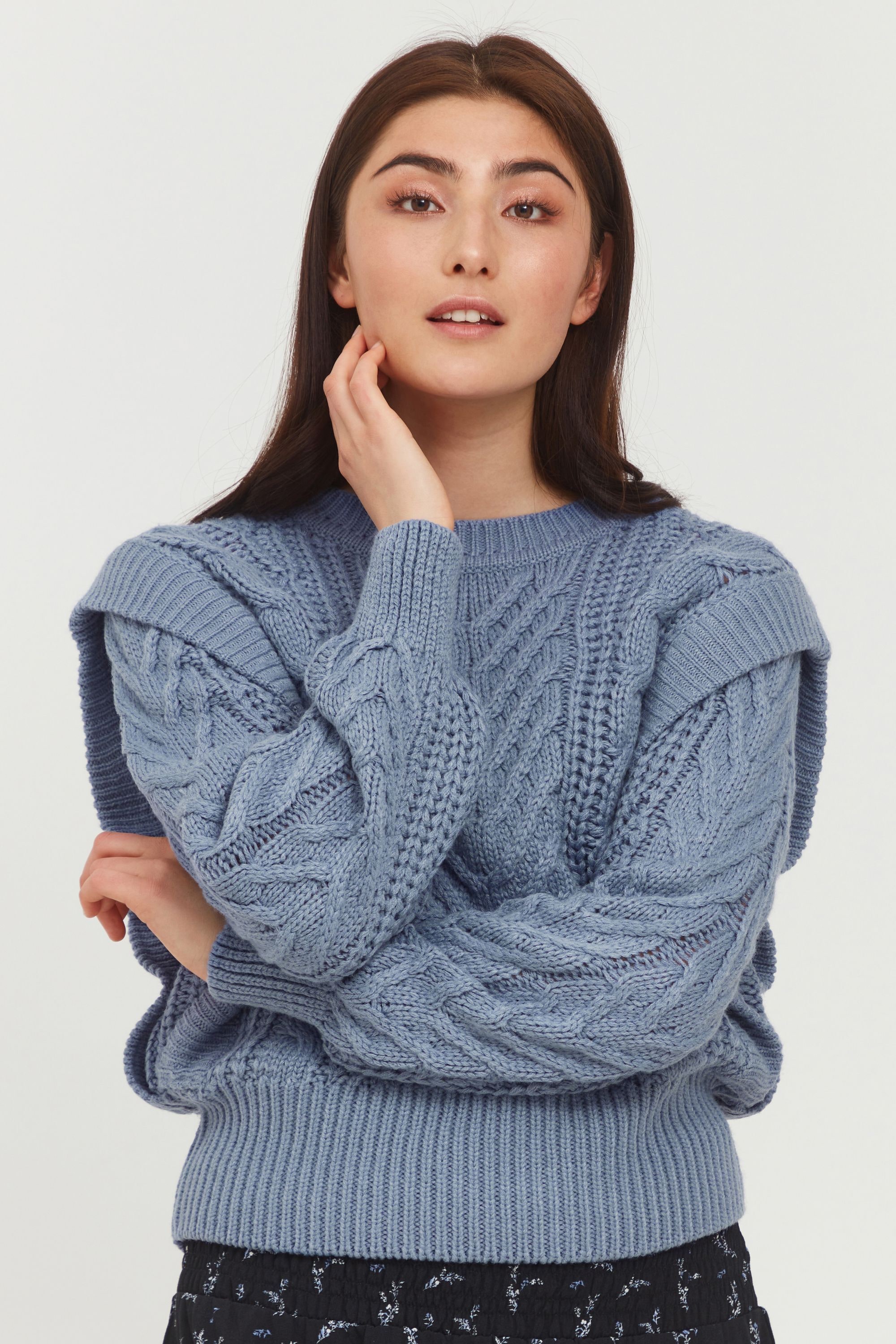 b.young Strickfleece-Pullover »Strickpullover BYOtinka«