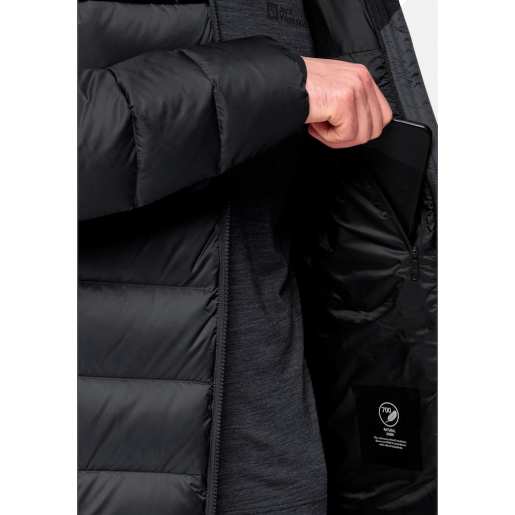 Jack Wolfskin Daunenjacke »NEBELHORN DOWN HOODY M«, mit Kapuze