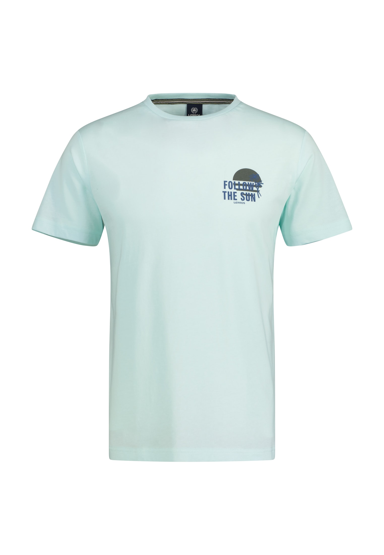 LERROS T-Shirt »LERROS T-Shirt mit Brustprint *Follow the sun*«
