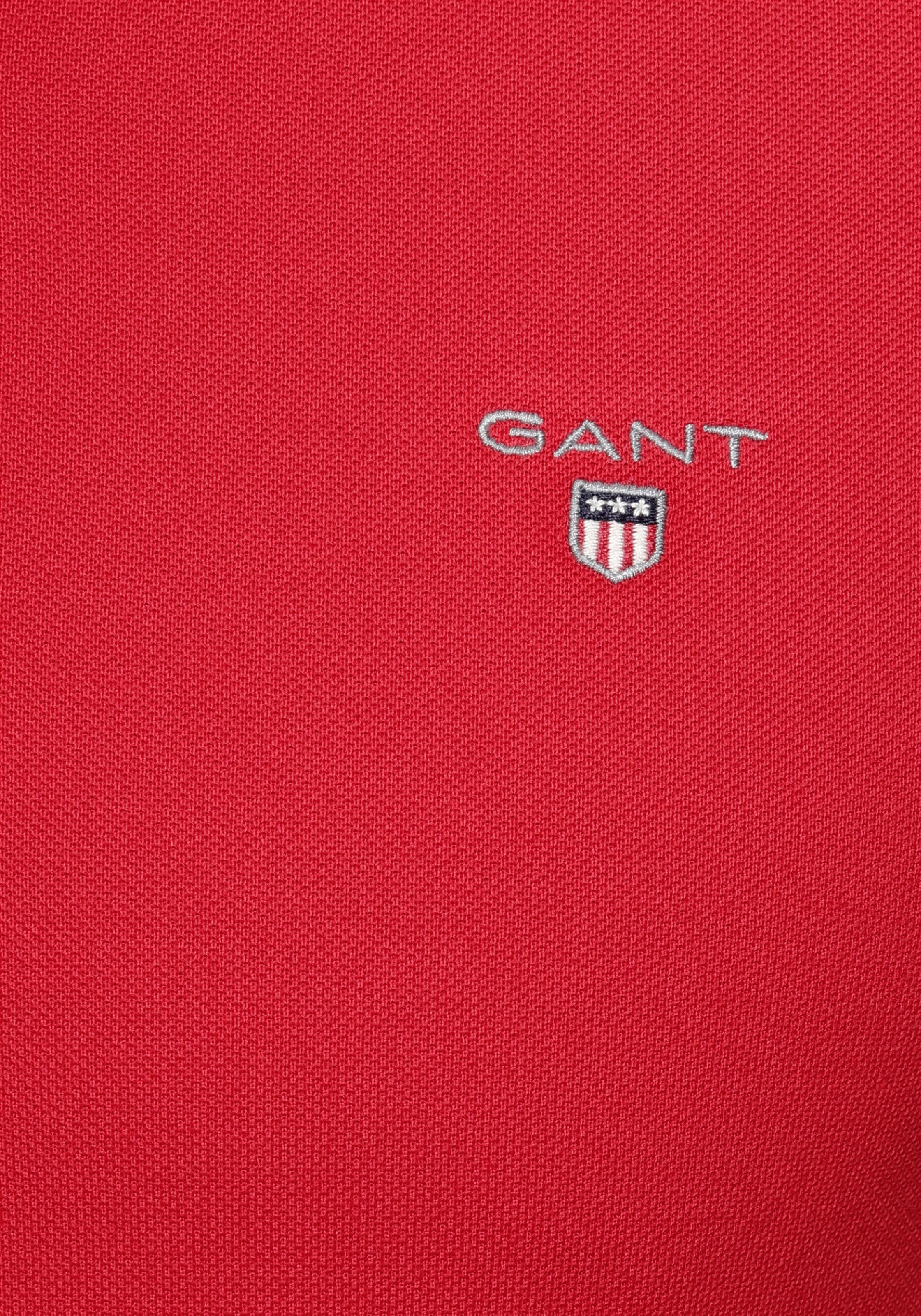 Gant Poloshirt »ORIGINAL PIQUE SS RUGGER«, mit Flachstrickkragen