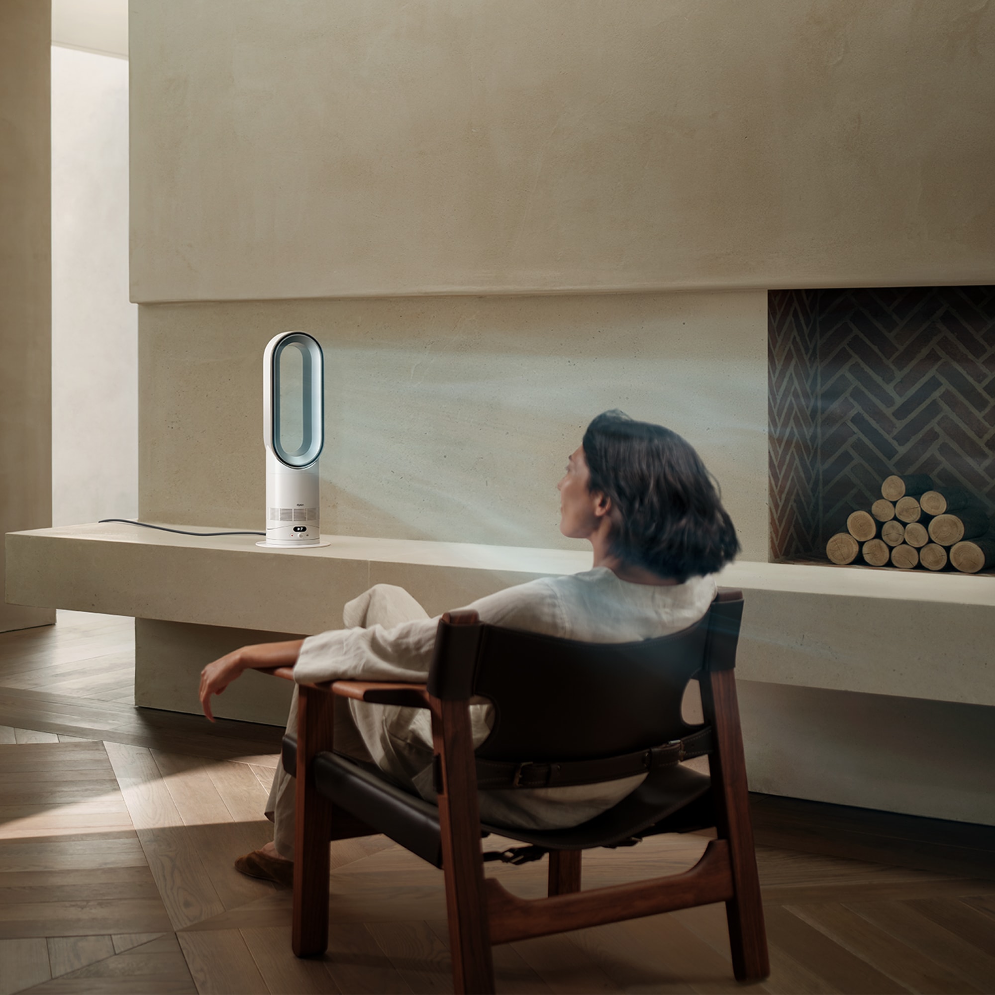 DYSON Standventilator »AM15 Hot&Cool HF1,  2 in 1 Ventilator & Heizlüfter für jede Jahreszeit« Air Multiplier, Sleep-Timer, 10 Einstellungen, App-Anbindung