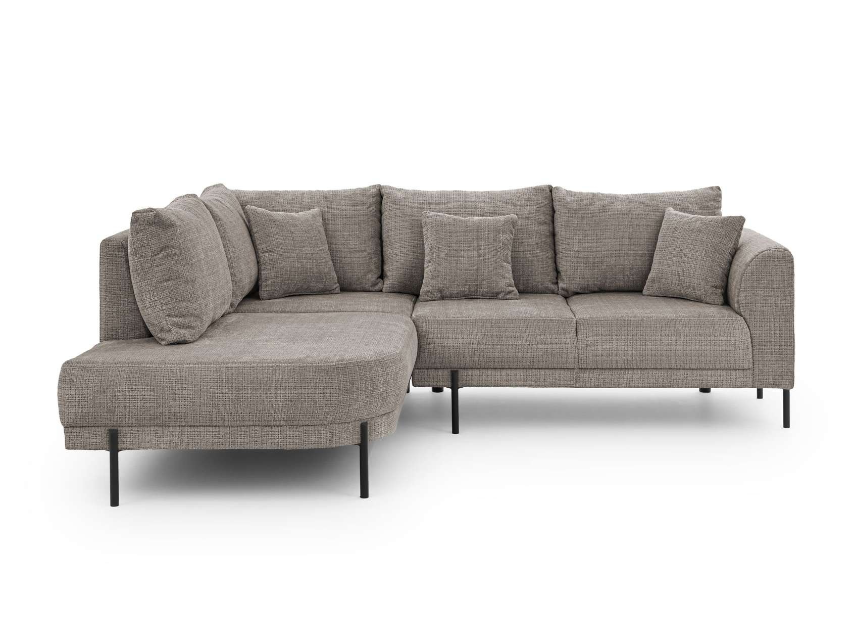 Home affaire Ecksofa »NELLIA L-Form mit Ottomane rechts oder links bestellbar, Breite 231 cm«