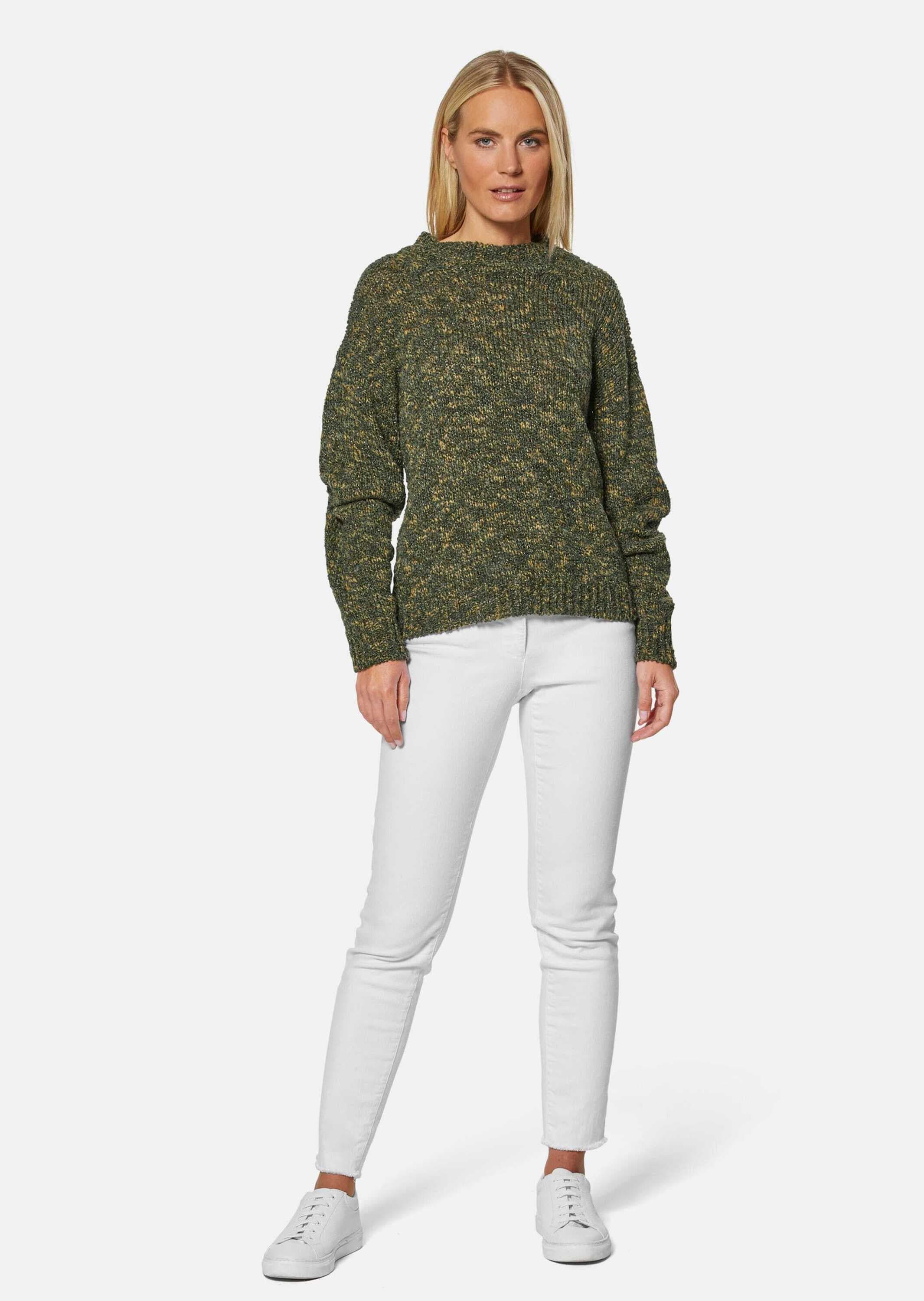 MADELEINE Longpullover »Pullover Pullover mit Stehkragen«