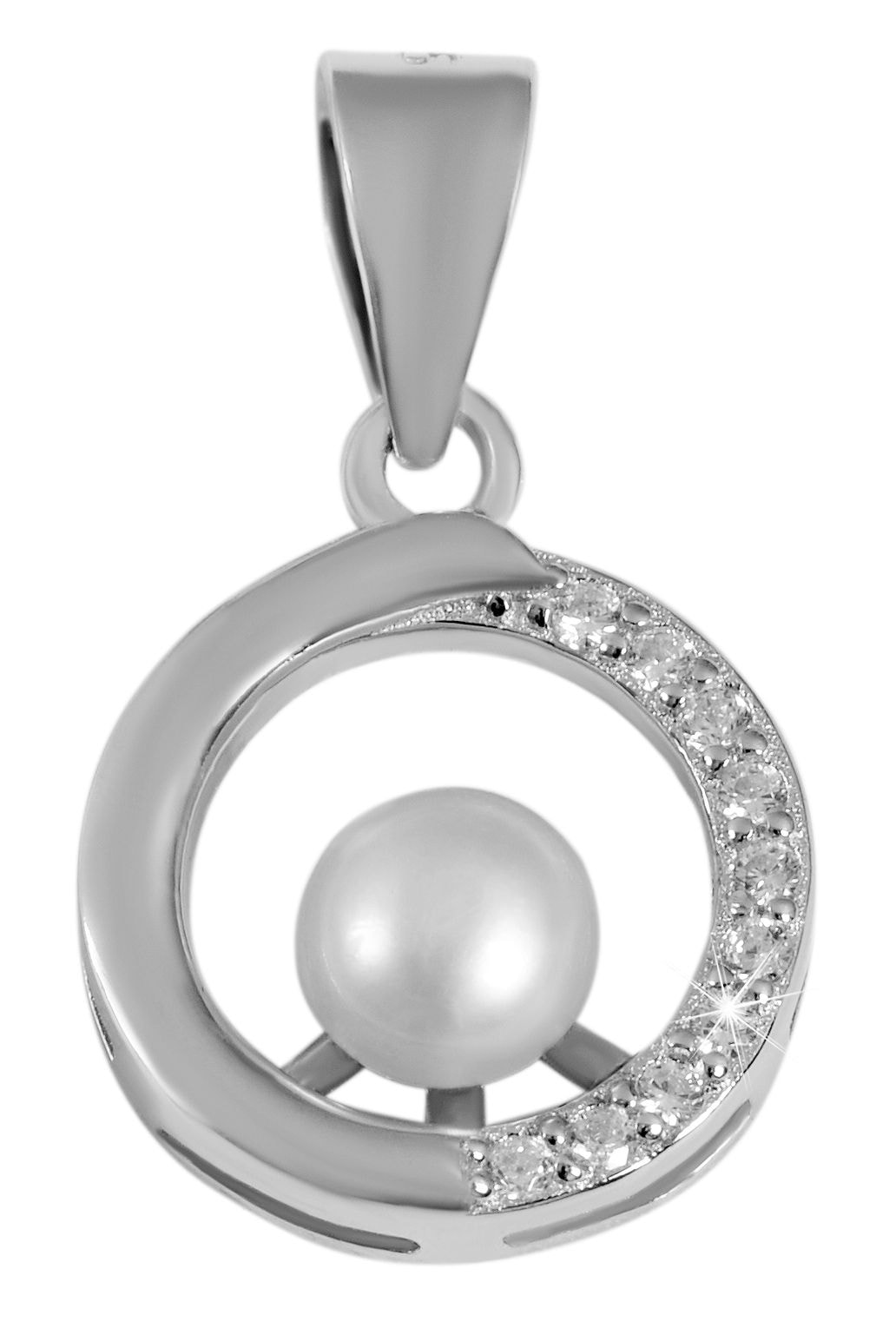 Adelia´s Kettenanhänger »Damen Anhänger aus 925 Silber mit Perle«