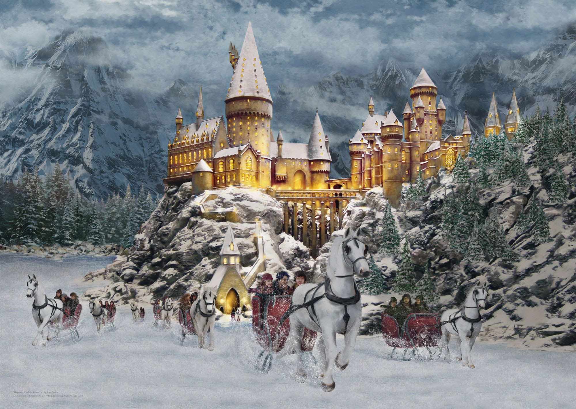 Schmidt Spiele Puzzle »Thomas Kinkade, Harry Potter™ Hogwarts™ Castle« Made in Germany
