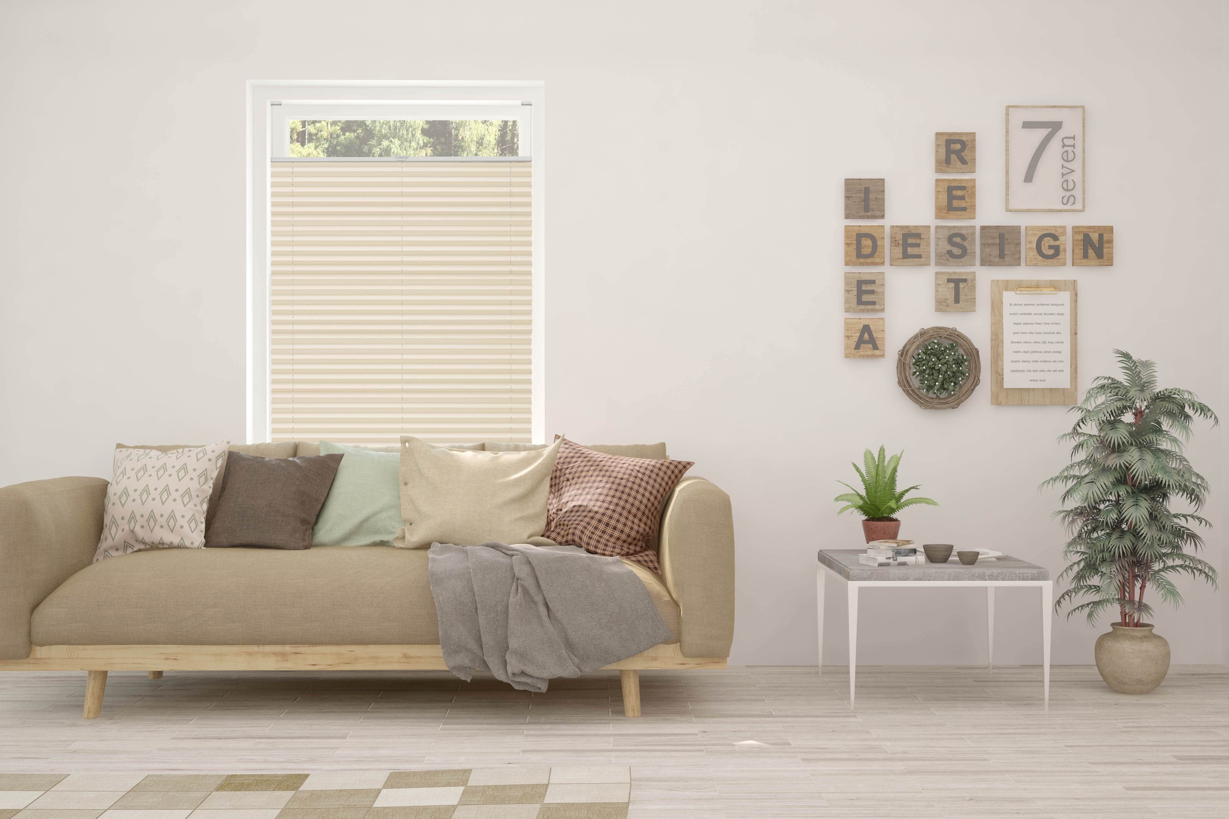 mydeco Plissee nach Maß »Basic Thermo«, abdunkelnd, energiesparend, verspannt
