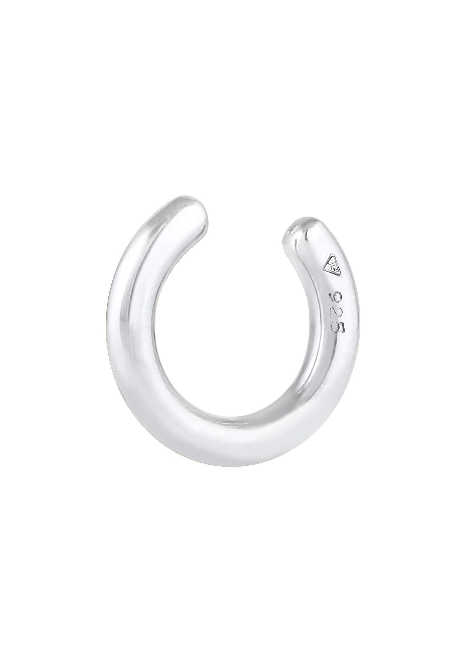 Elli Ohrklemme »Ohrringe Earcuff Single Rund Basic 925 Silber«