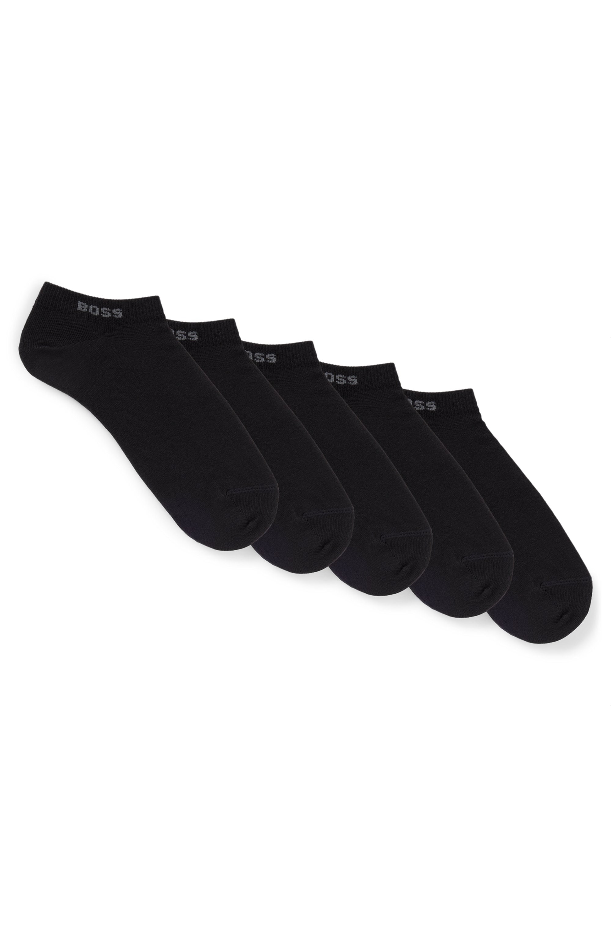 BOSS Sneakersocken »5P AS Logo CC W« Packung, 5er, 5 Stk. tlg. mit BOSS-Logoschriftzug