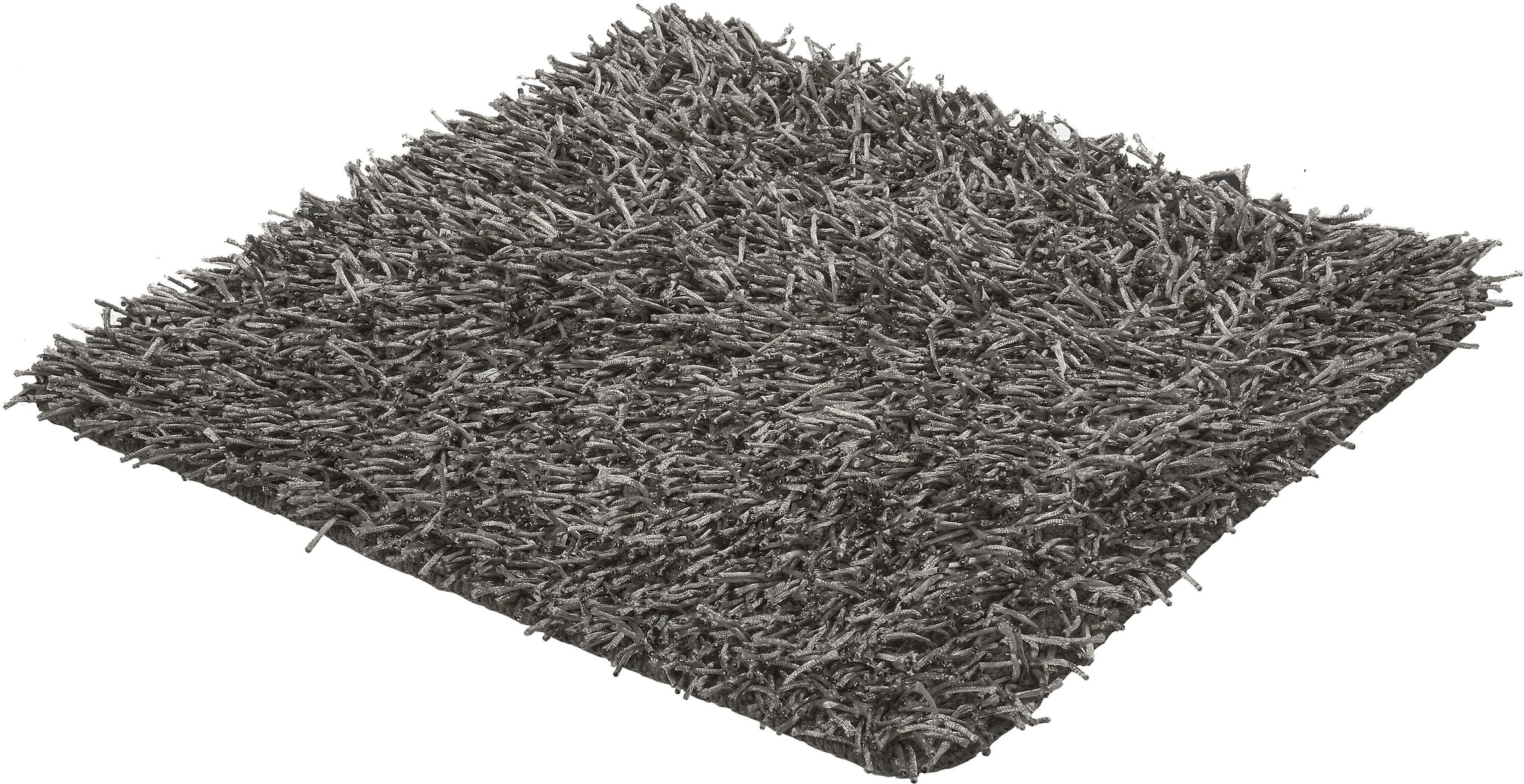 Kleine Wolke Badematte »Riva«, rutschhemmend beschichtet, fußbodenheizungsgeeignet-schnell trocknend, Badteppich, Hochflor, Uni Farben mit Melange Effekt, waschbar