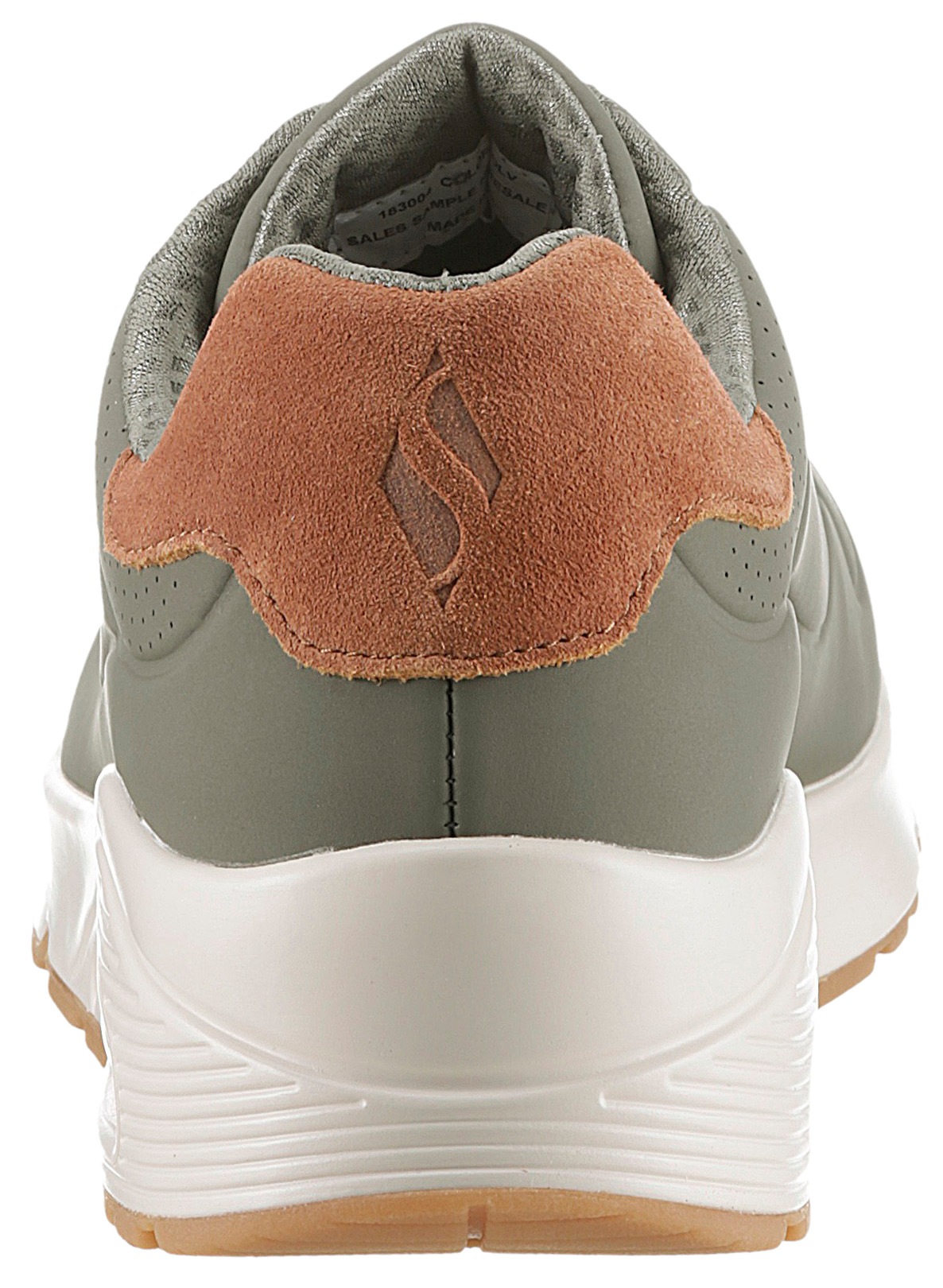 Skechers Sneaker »UNO-SUITED ON AIR«, Freizeitschuh, Halbschuh, Schnürschuh mit modischer Keilsohle