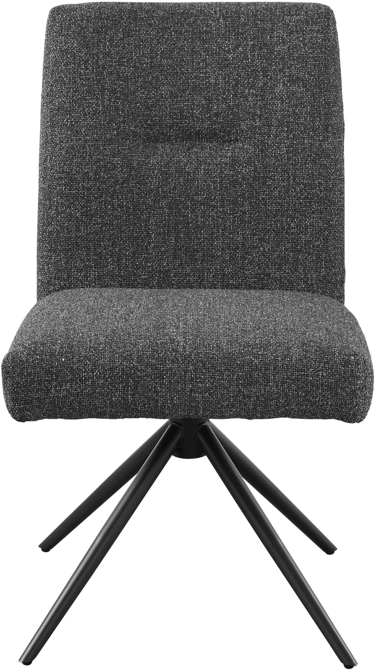 set one by Musterring Esszimmerstuhl »Tracy«, Webstoff, 2er-Set, Stativgestell schwarz, Sitz aus Webstoff, B52 x T65 cm