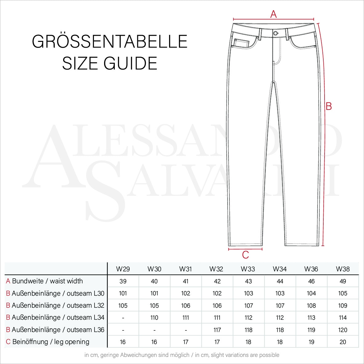 Alessandro Salvarini Slim-fit-Jeans »A. Salvarini Herren Jeans Multi AS160-AS165«