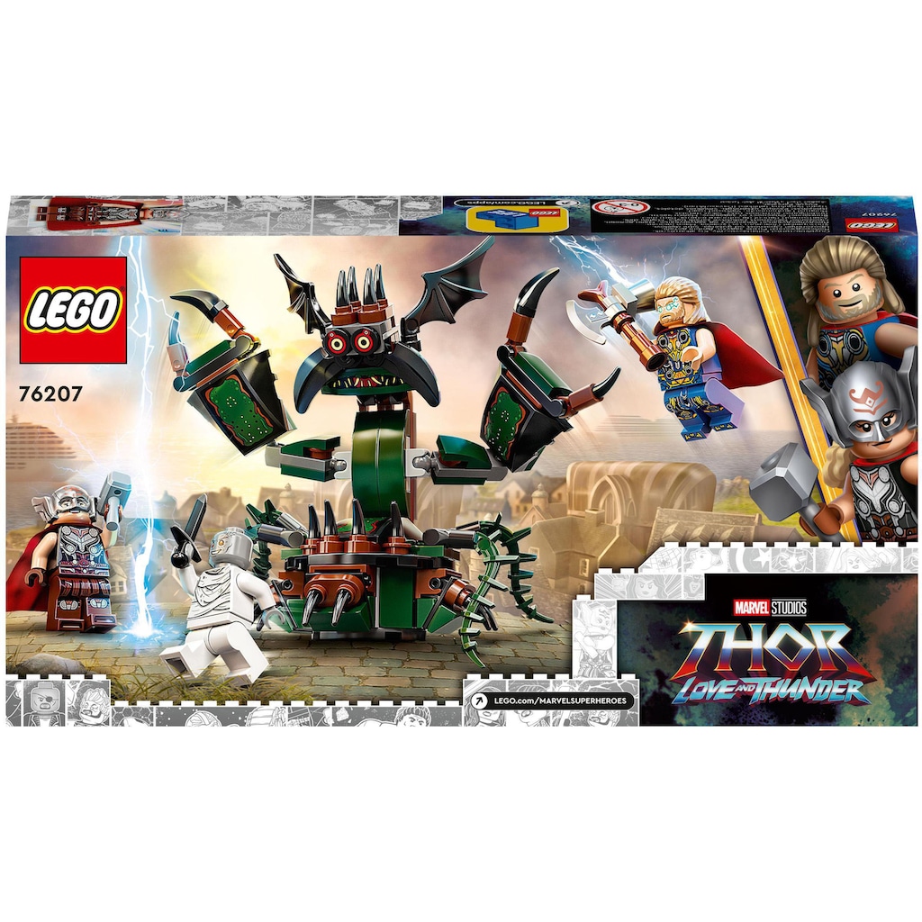 LEGO® Konstruktionsspielsteine »Angriff auf New Asgard (76207), LEGO® Marvel«, (159 St.)