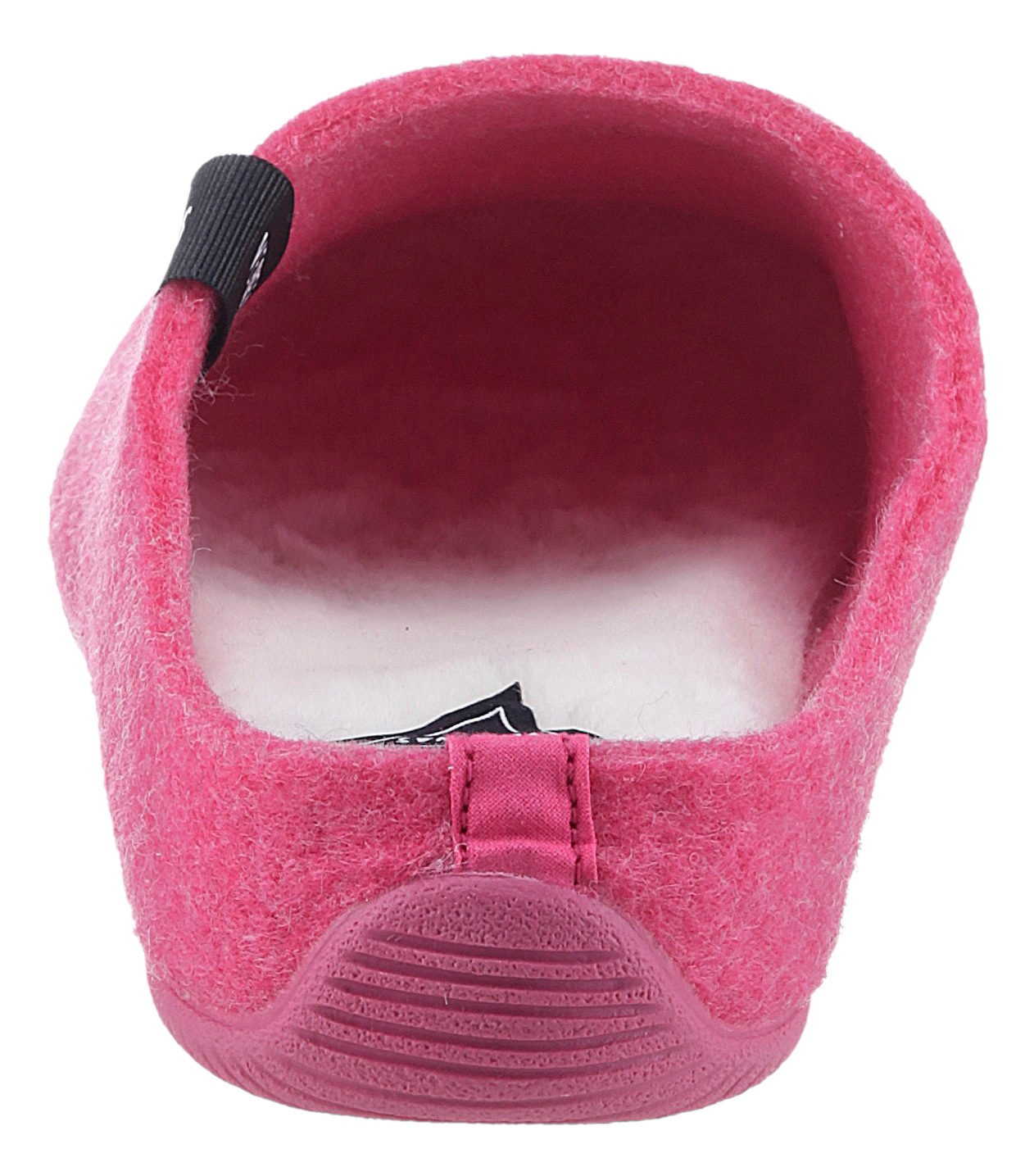 VERBENAS Pantoffel »York Fieltro«, Hausschuh, Homeslipper, Clog mit Warmfutter-Innensohle