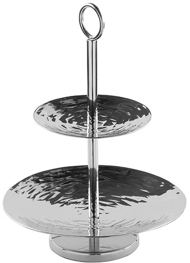 Fink Etagere »Tabago«, gehämmert, rund