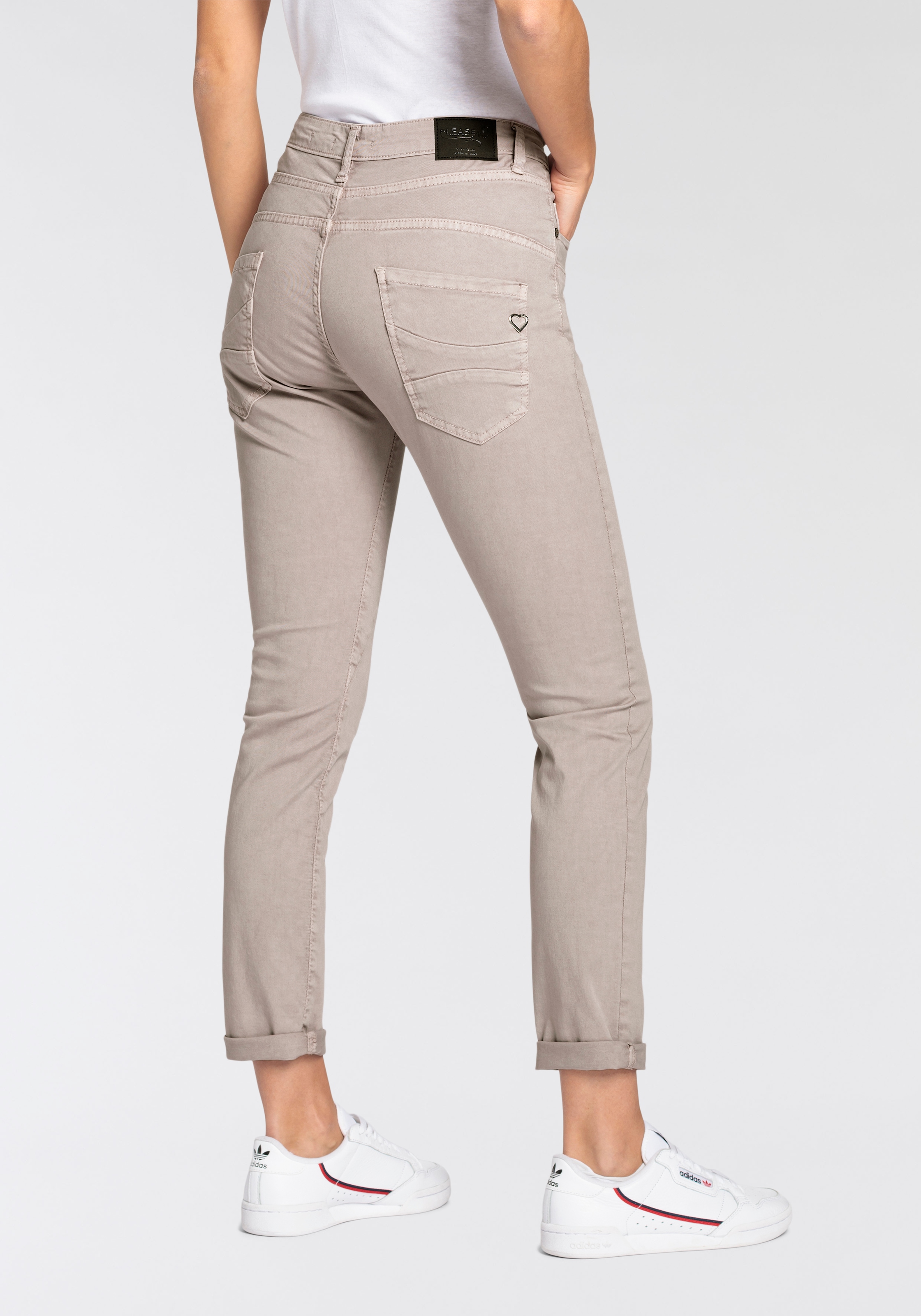 Please Röhrenhose, kaufen Knöpfung besonderer online Jeans OTTO Mit bei