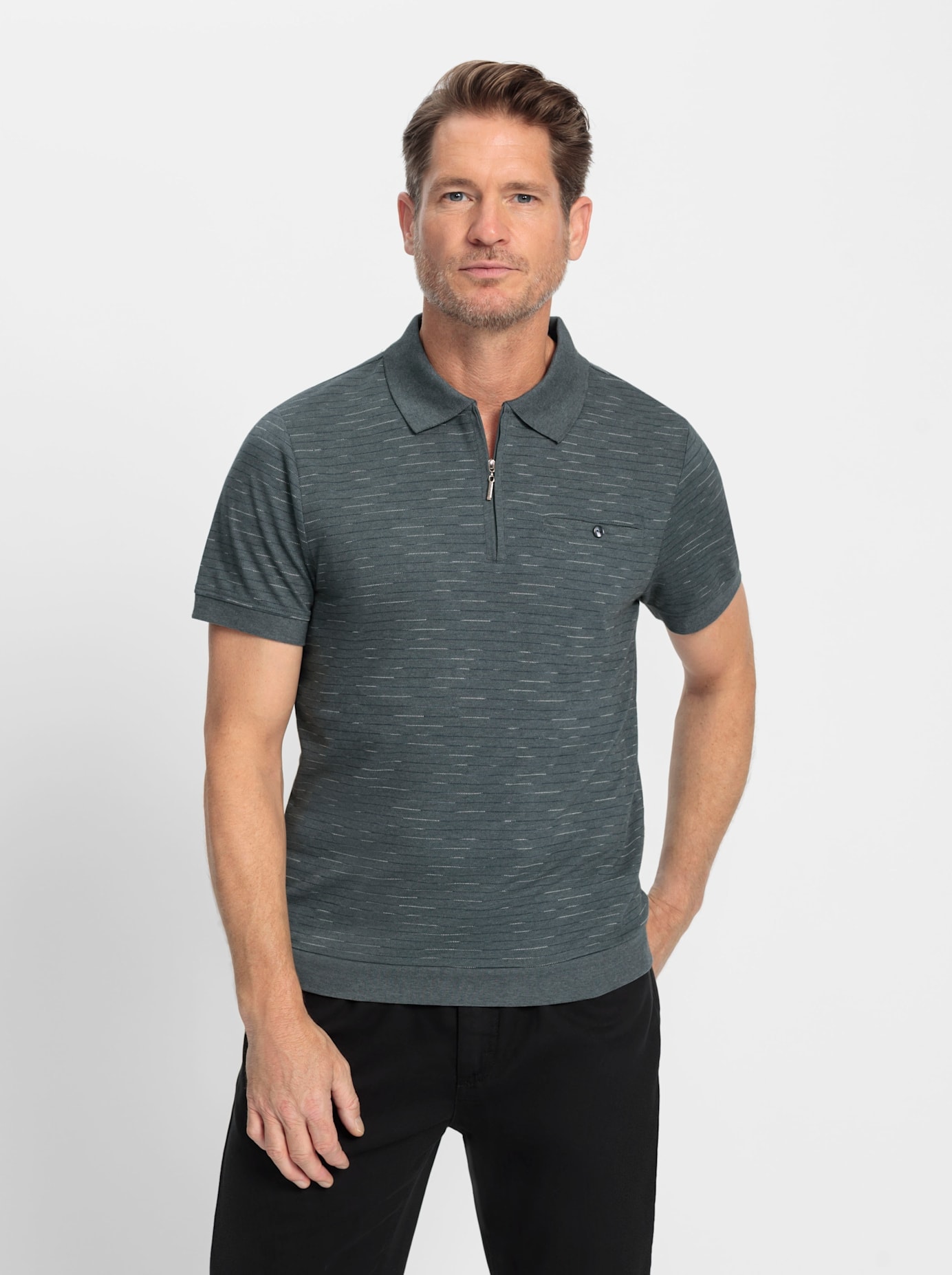 Marco Donati Poloshirt »Kurzarm-Poloshirt«, (1 tlg.)