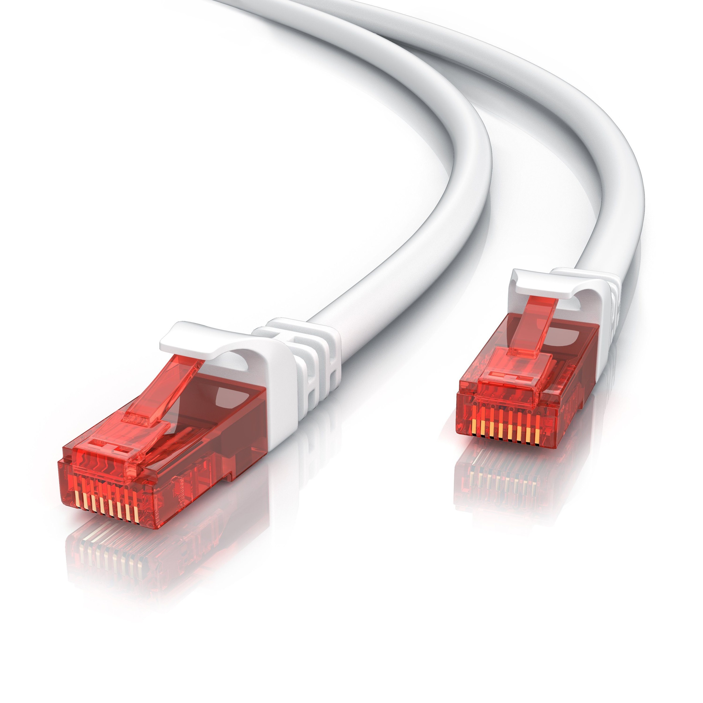 CAT.6 Gigabit Ethernet LAN Patchkabel (RJ45) »mehrfach geschirmtes...