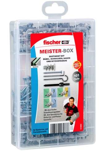 fischer Schrauben- und Dübel-Set »Meister-Box GK (513892)«, ideal für Werkstatt und... kaufen