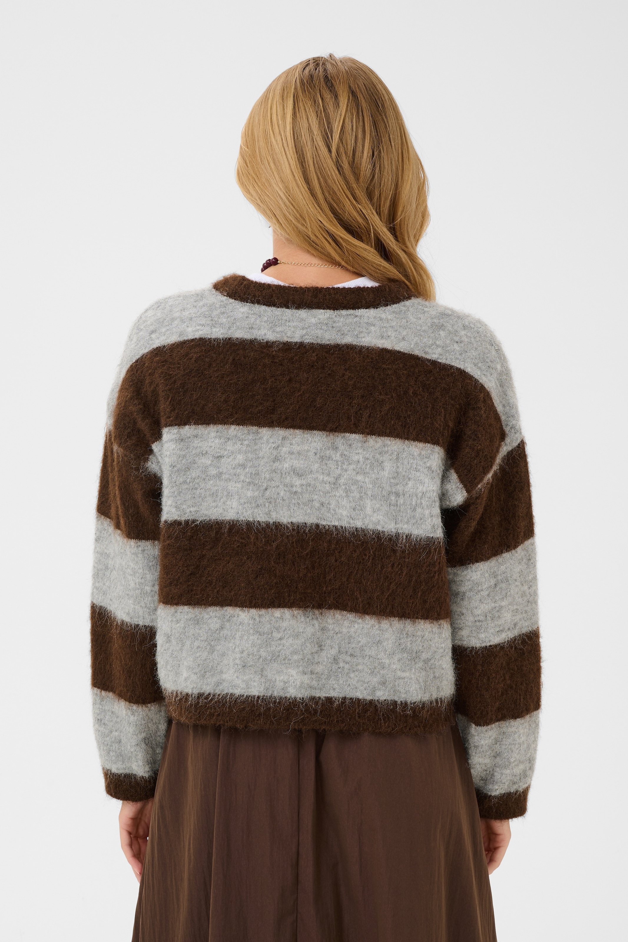 Saint Tropez Strickpullover »TayzieSZ Pullover« Materialmix, Oversize fit