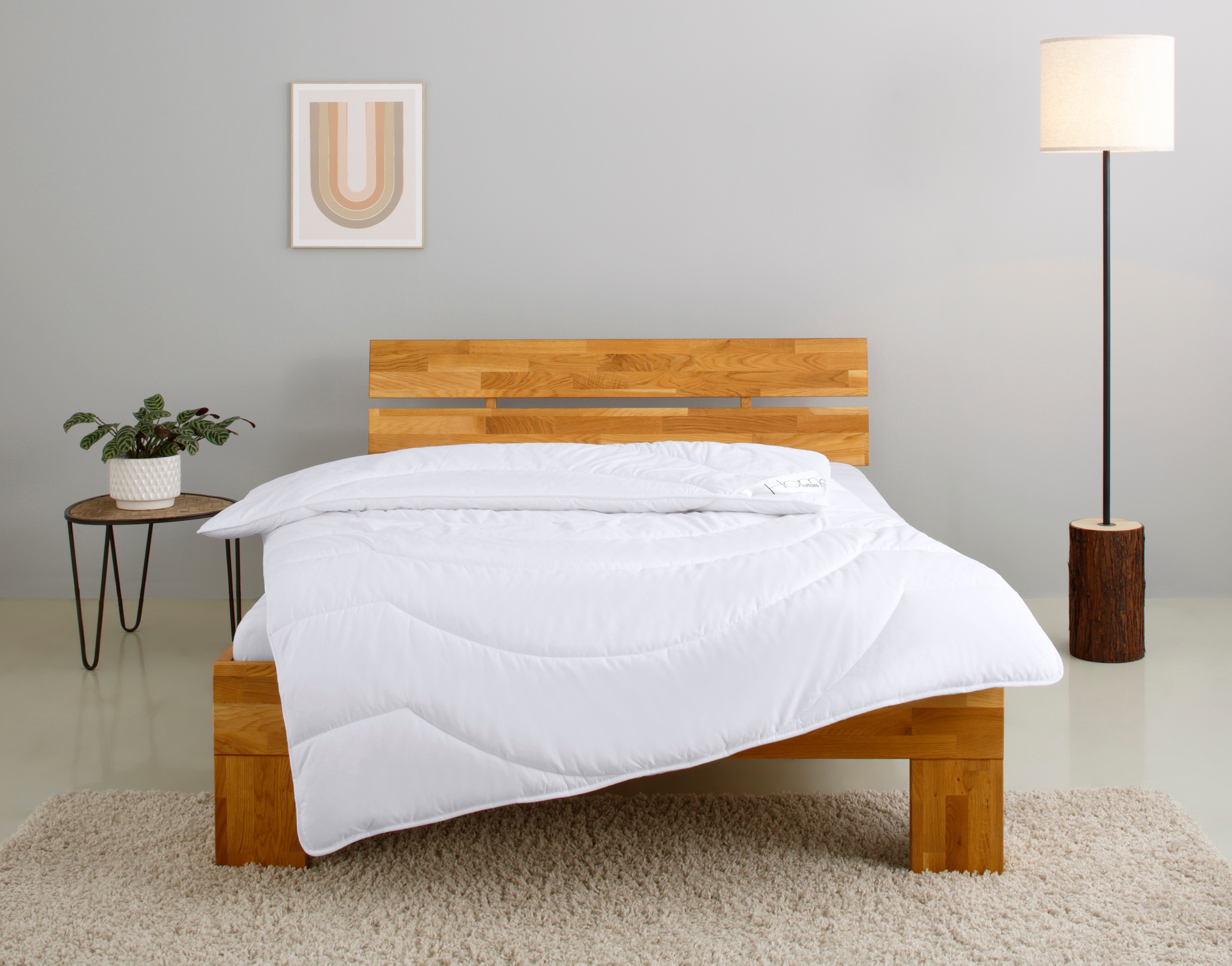 Home affaire Microfaserbettdecke »Liesing Bettdecke 135x200 cm, 155x220 cm«, warm, Füllung Tencel™ / Polyester, Bezug Baumwolle, (1 St.), Bettdecken, Sommer, Winter, 4 Jahreszeiten, Decke