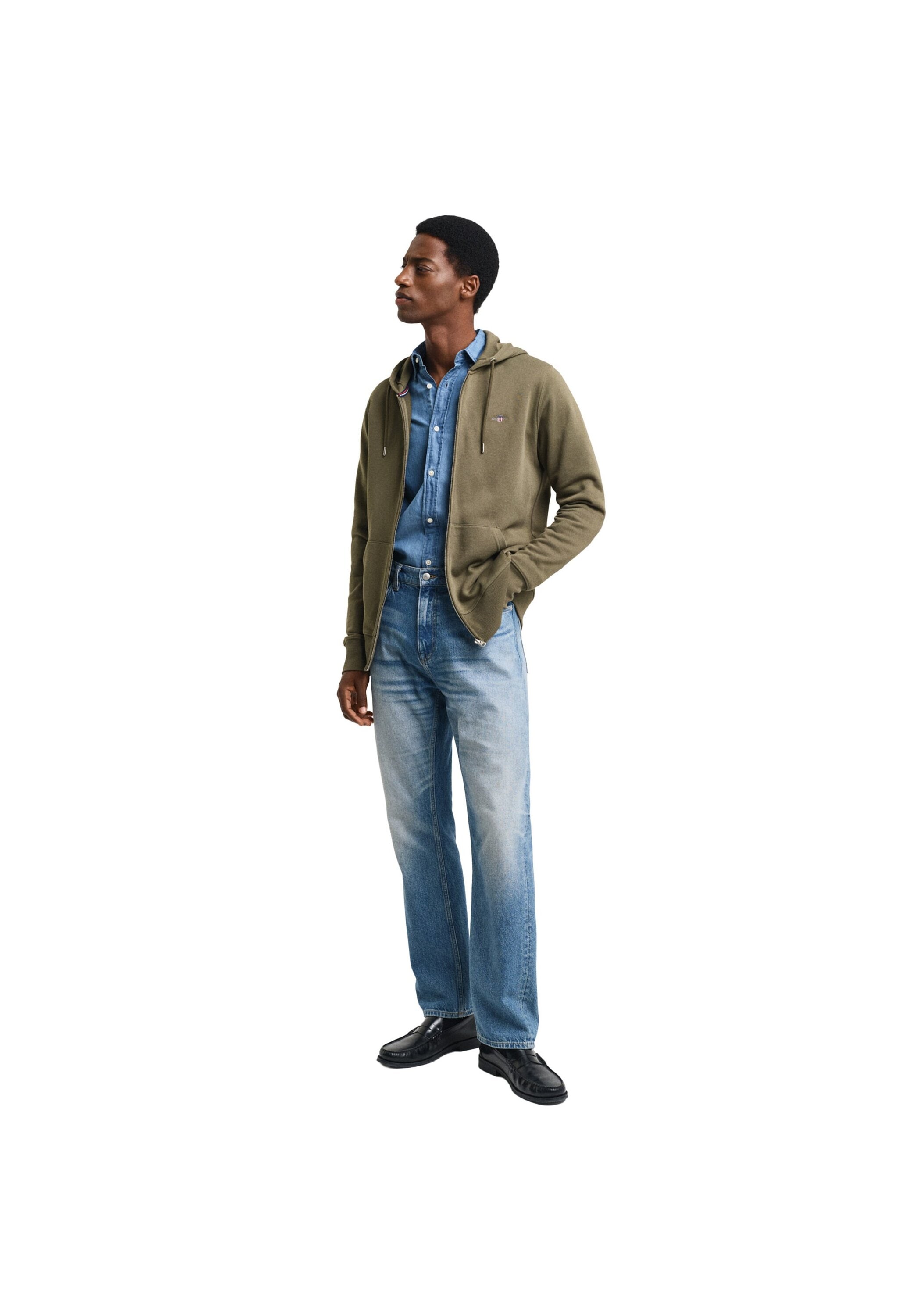 Gant Sweatshirt »Sweatjacke REGULAR SHIELD FULL ZIP HOODIE«
