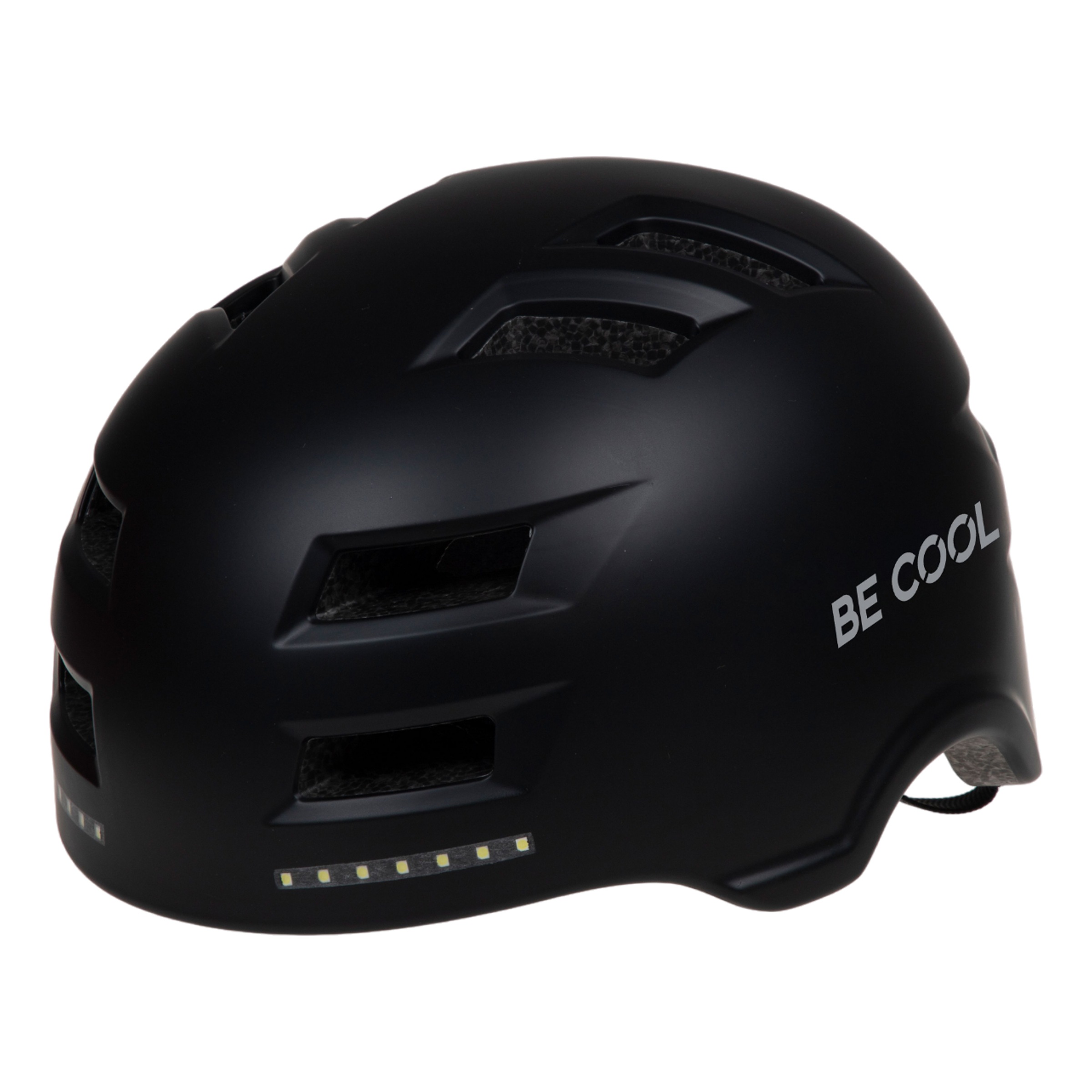 be cool Fahrradhelm »Unisex Schutzhelm mit Beleuchtung«, integr. Akku, auch für Scooter etc.