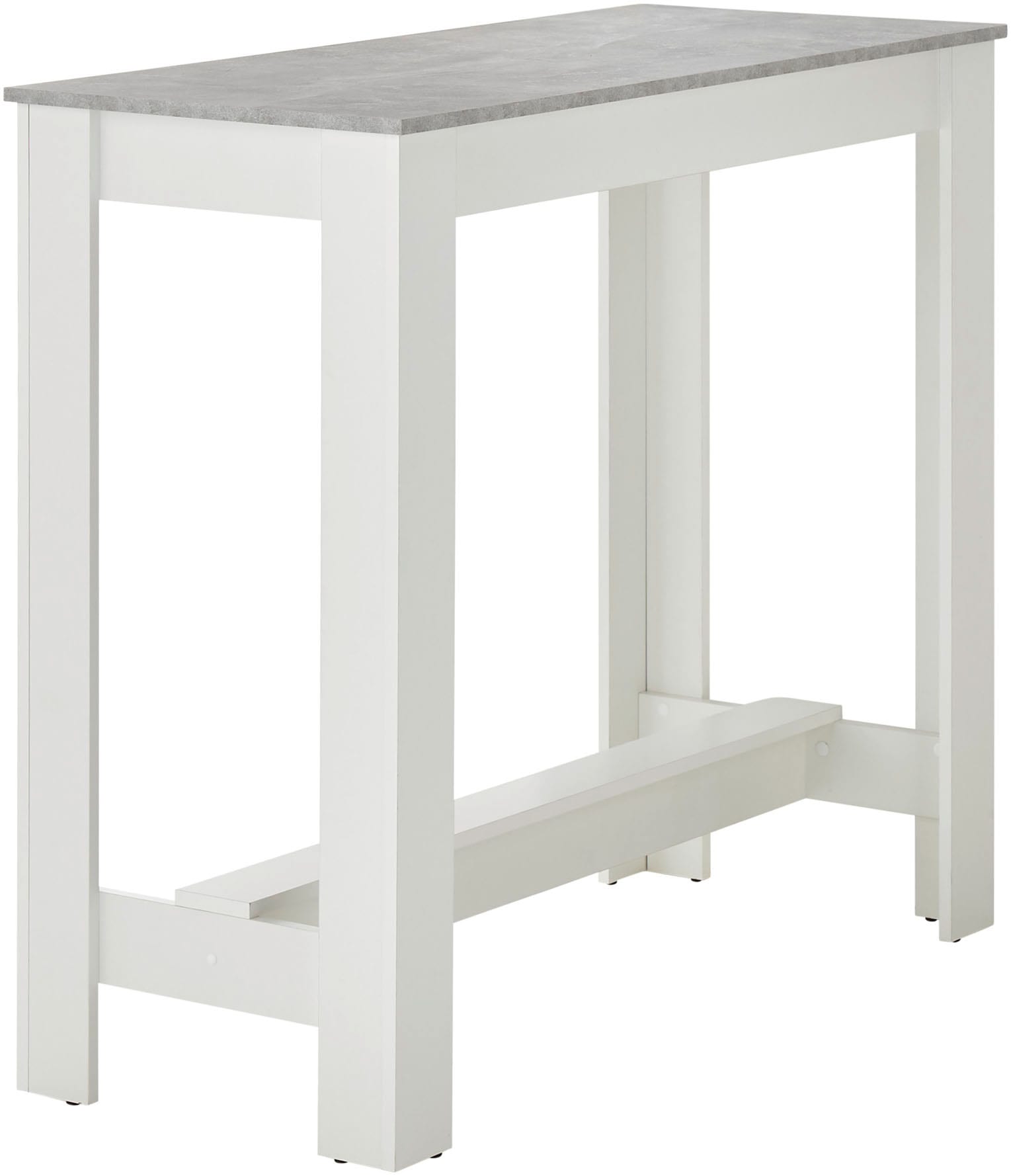 Stolkom Bartisch »Modesto Küchentisch, Bistrotisch, Stehtisch Küche, BxHxT 115x103x50 cm«, Grozügige Fläche, Stabiler Halt, Tischplatte melaminbeschichtet