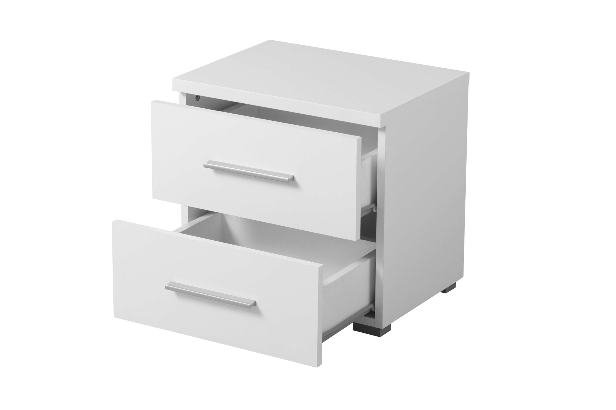 Home affaire Nachtkonsole »Uni Nachttisch, Nachtkommode, Nachtschrank, Beistelltisch, Kommode« Platzsparend, 2 Schubladen, Griff