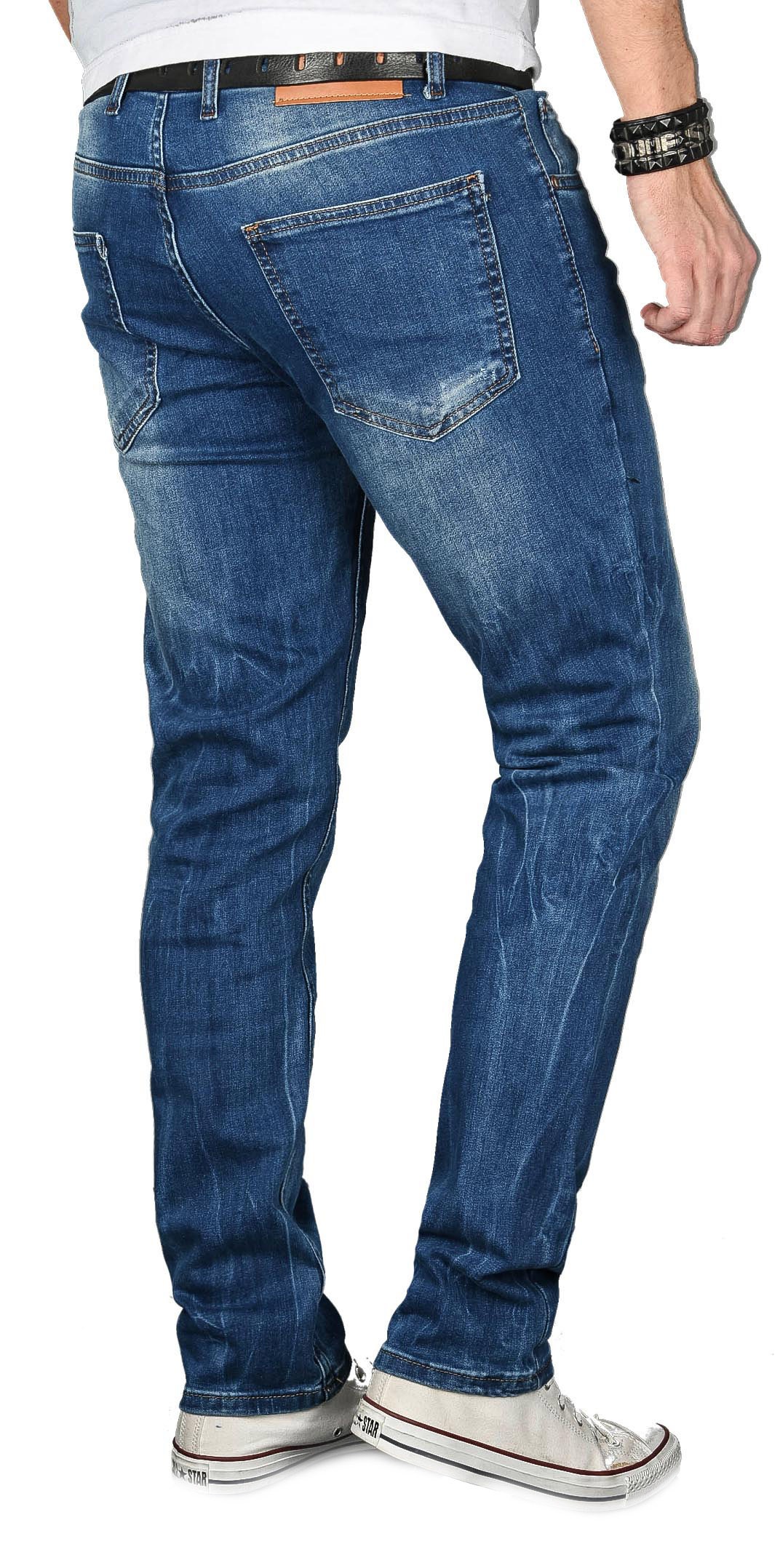 Alessandro Salvarini Regular-fit-Jeans »A. Salvarini Herren Jeans Salvarini-Basic3«