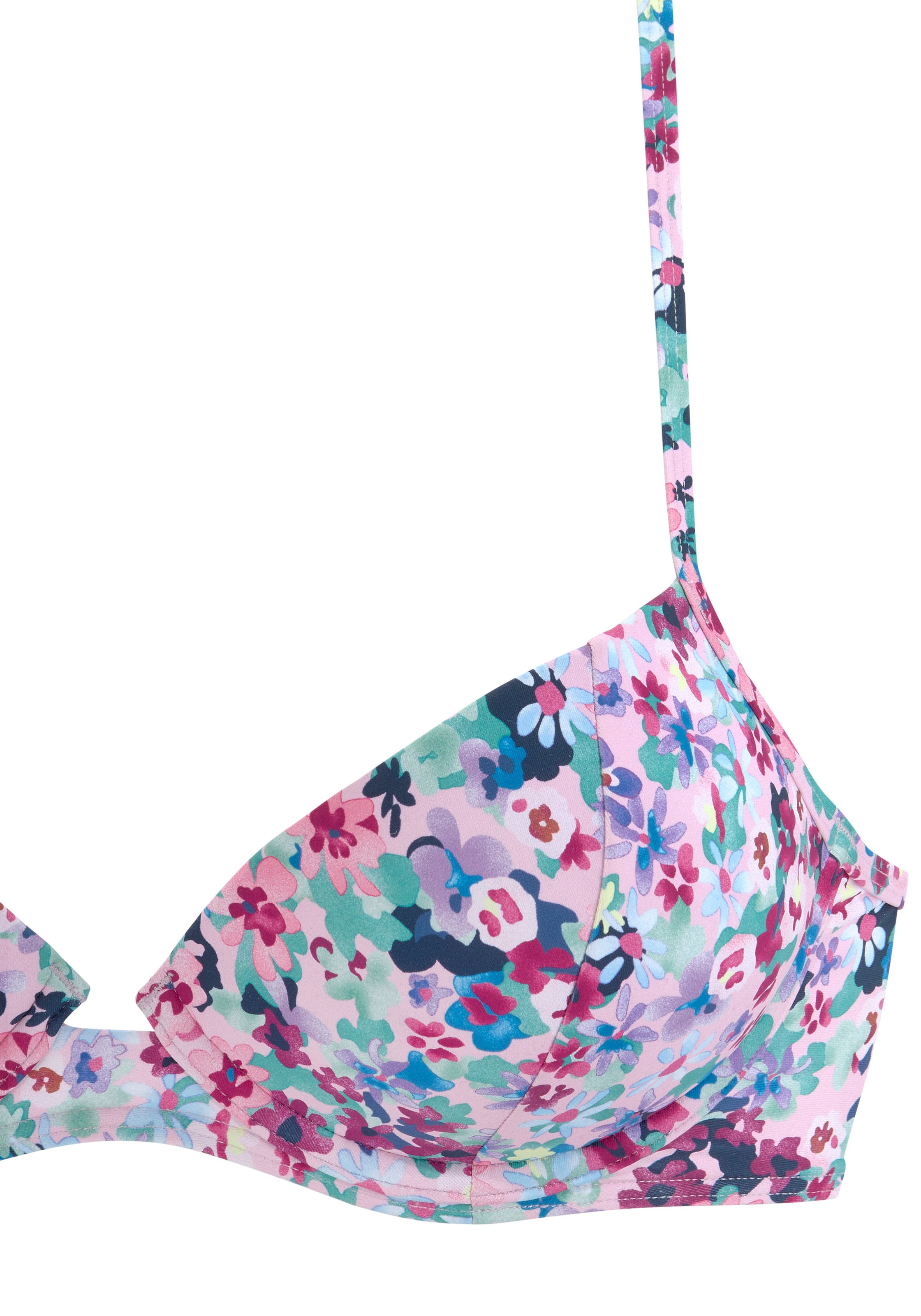 s.Oliver Push-Up-Bikini-Top Blumendruck OTTO »Scatter«, bei online mit