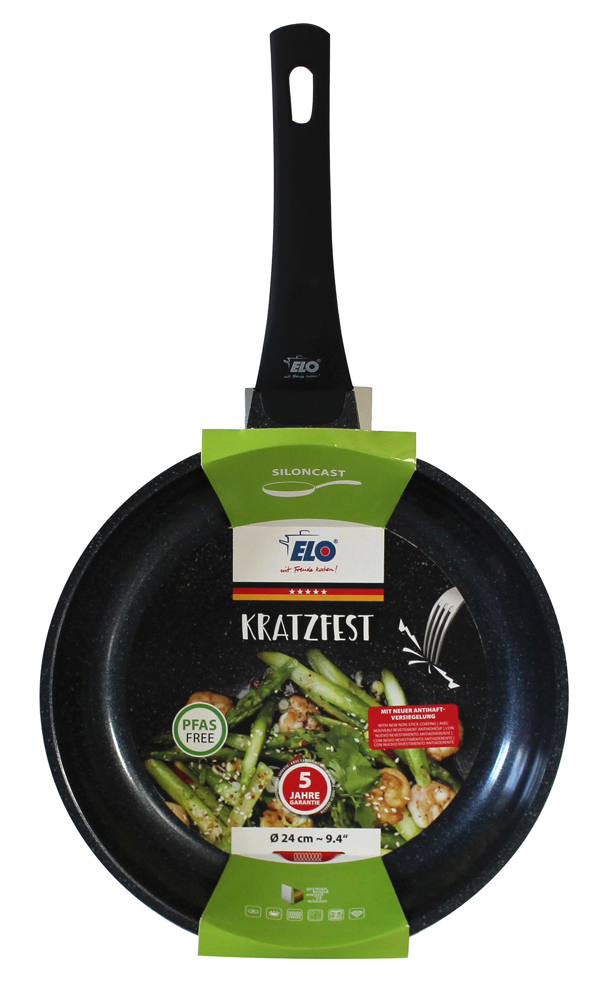Elo Bratpfanne »Siloncast« Aluminiumguss 1 Stk. tlg. hochwertige Antihaftversiegelung, Softtouch-Stil, induktionsgeeignet