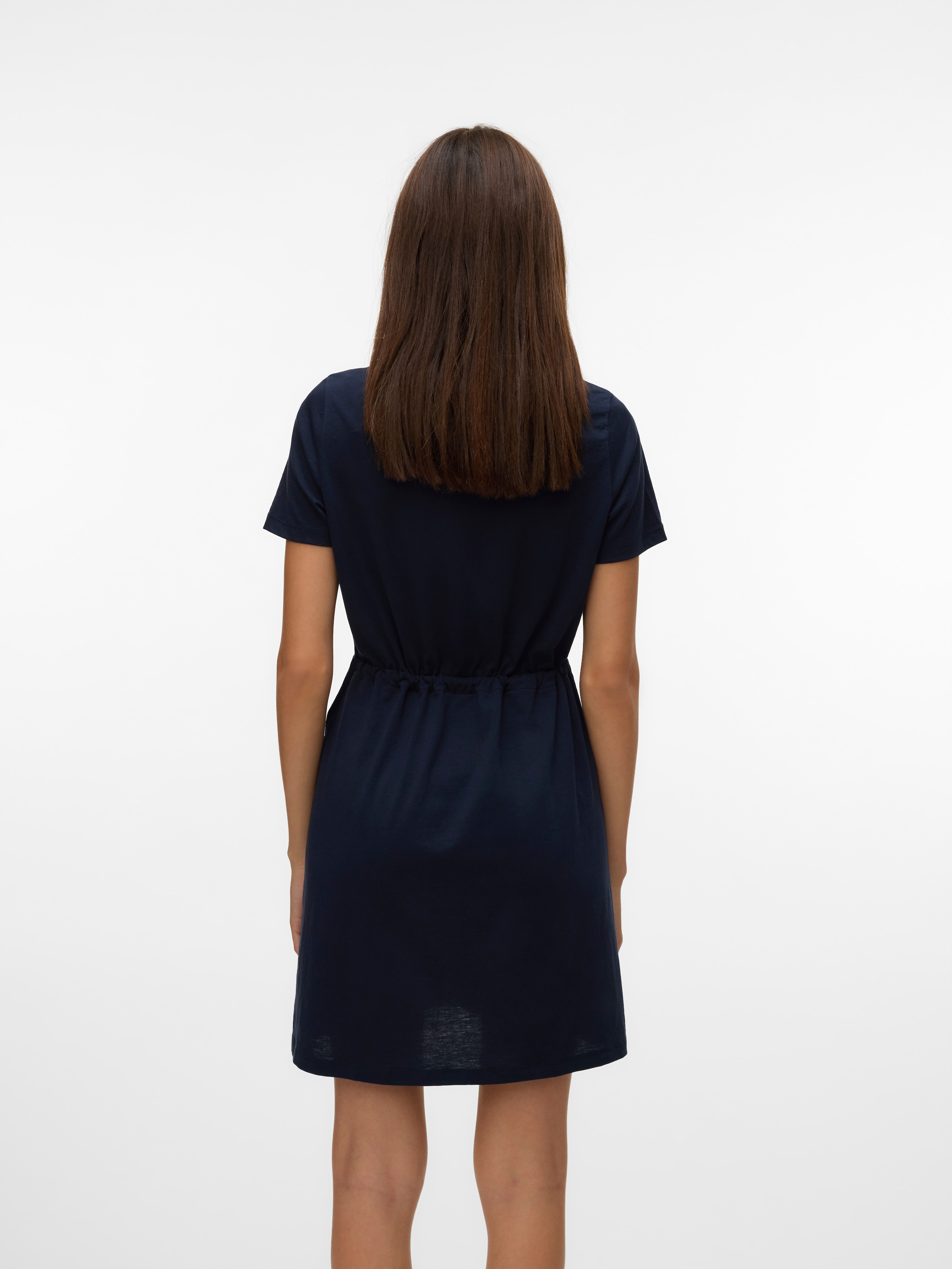 Vero Moda Shirtkleid »VMLUNA SS SHORT STRING DRESS JRS NOOS«