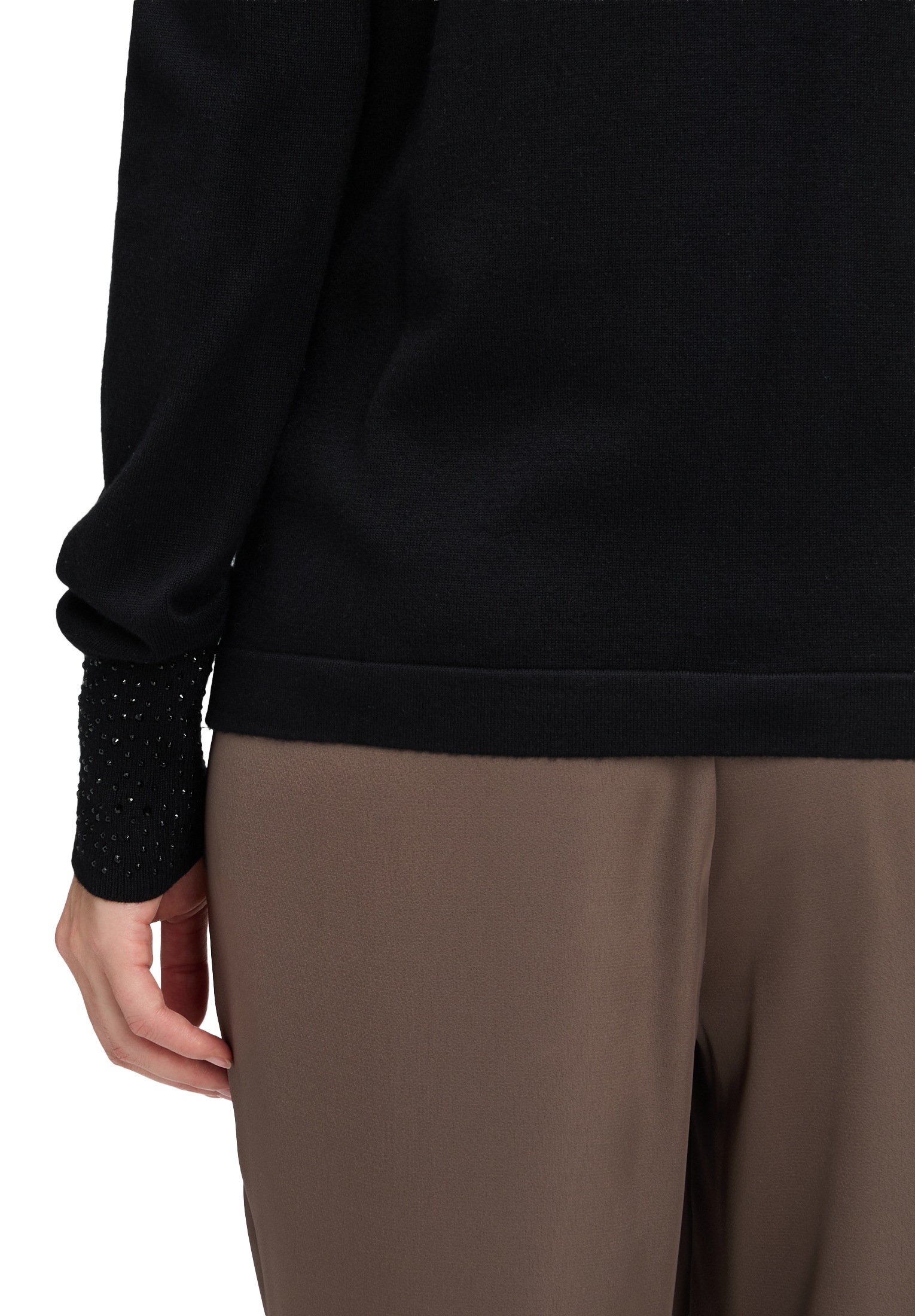 Betty Barclay Rundhalspullover »Feinstrickpullover mit Strass«