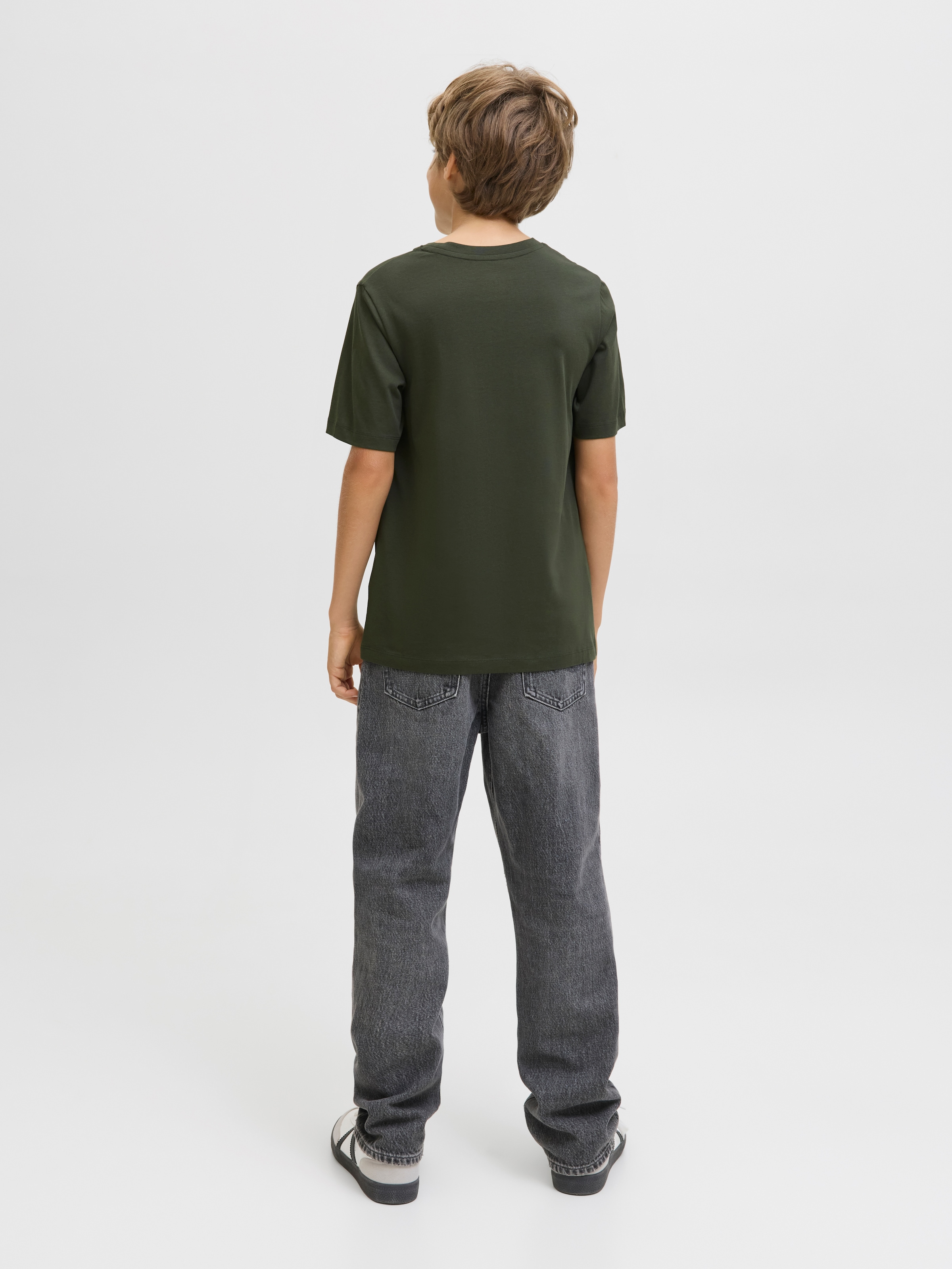 Jack & Jones Junior Rundhalsshirt »JJECORP stylisch, atmungsaktiv, pflegeleicht«, bedruckt, casual, regular fit, Jersey, Rundhals