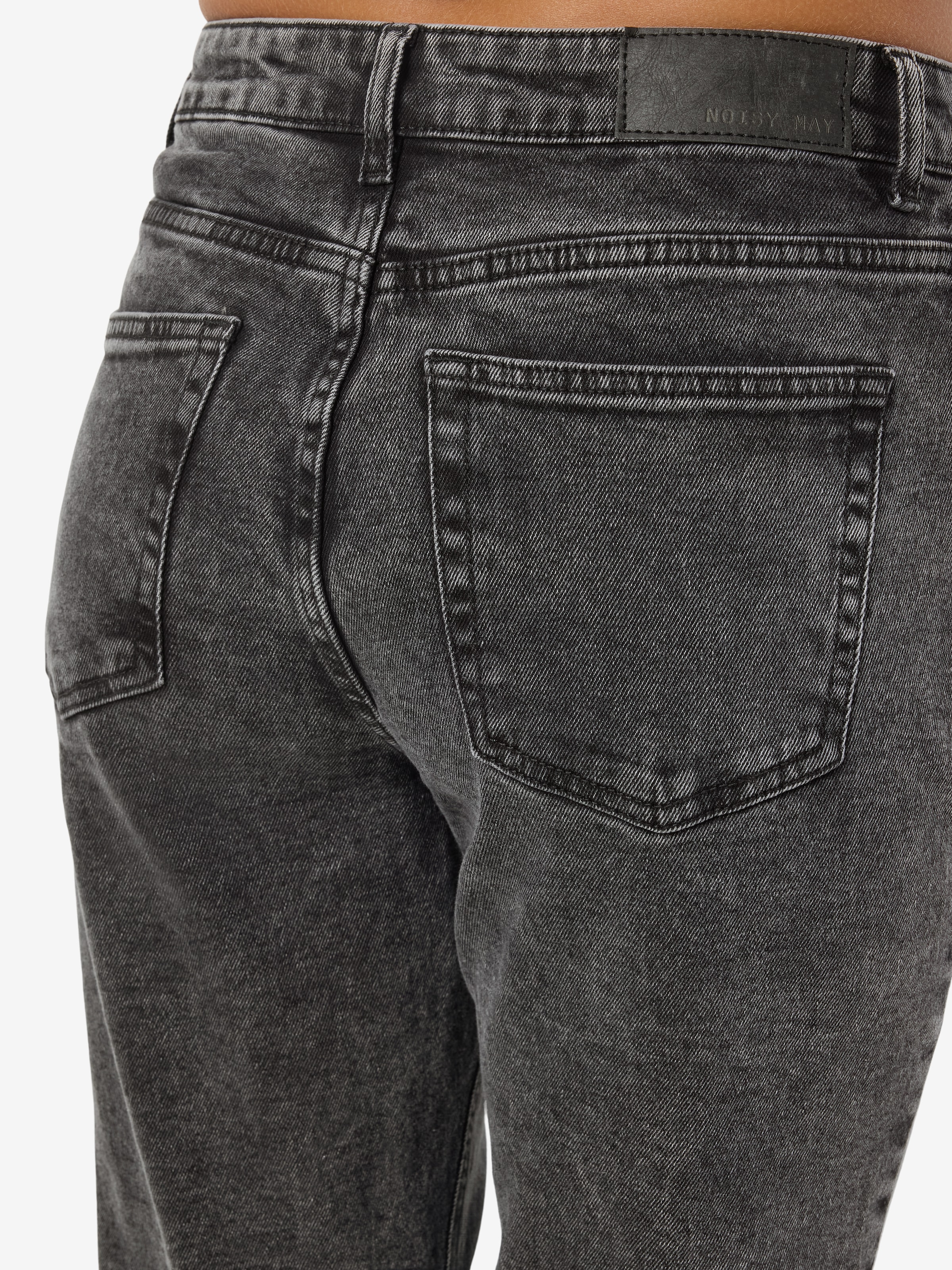 Noisy may High-waist-Jeans »NMMONI HW STRAIGHT ANK ACID AZ391DG NOOS«