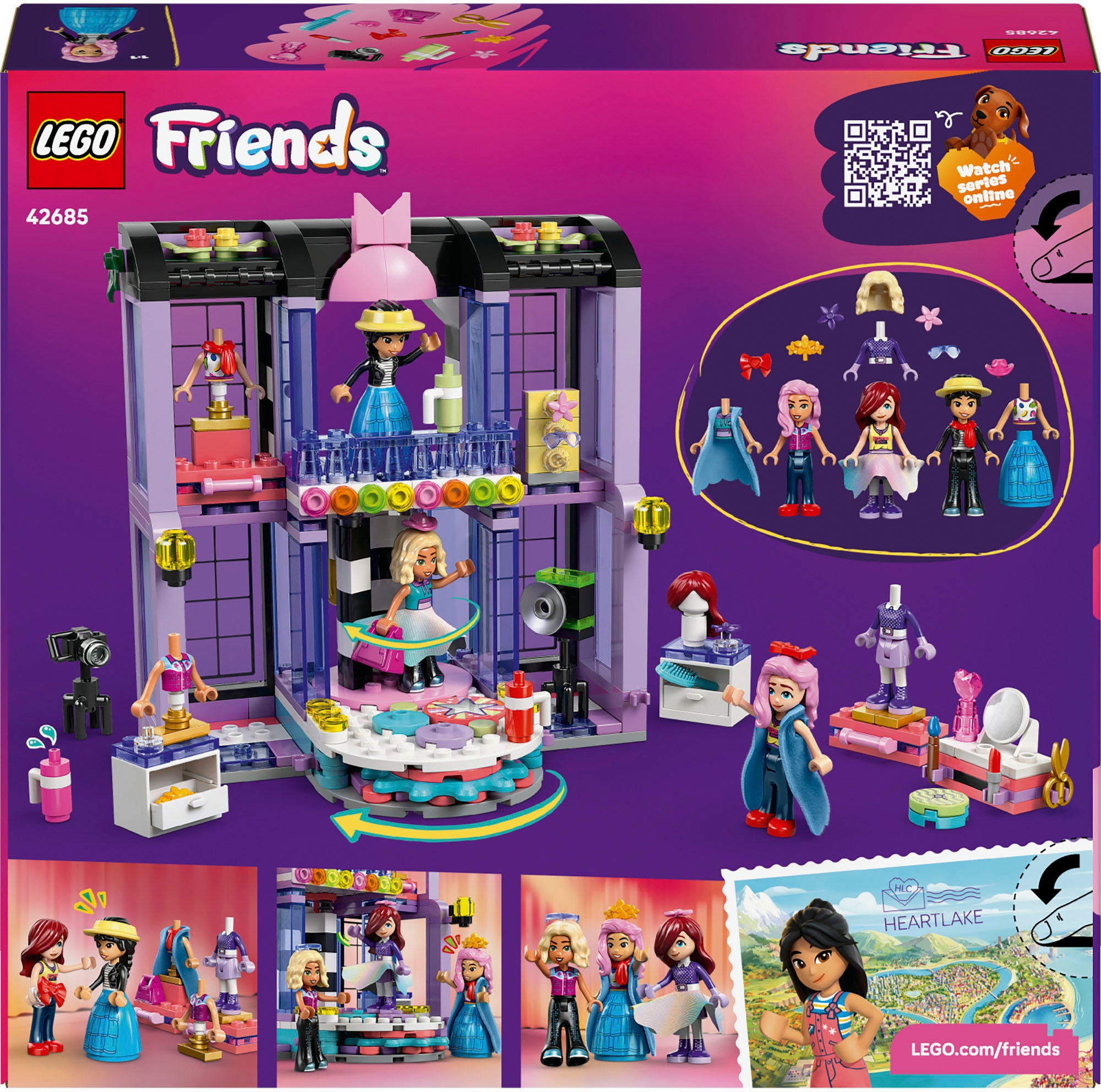 LEGO® Konstruktionsspielsteine »Modeschau in Heartlake City (42685), LEGO Friends« Made in Europe