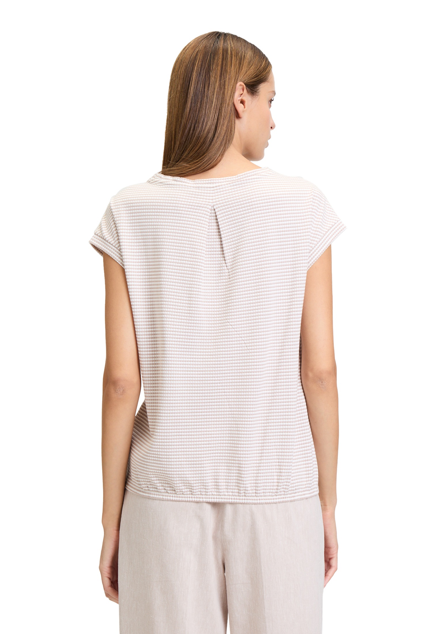 Betty&Co Kurzarmshirt »Casual-Shirt mit Gummizug«