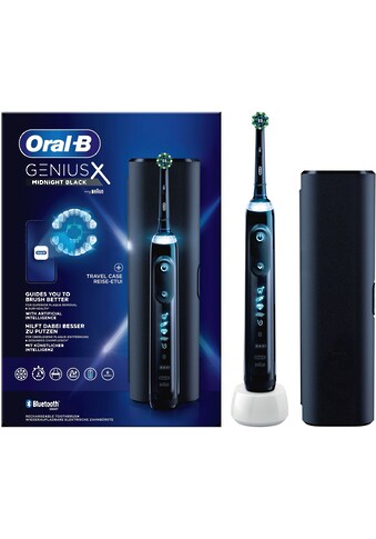 Oral B Elektrische Zahnbürste »Genius X«, mit KI & Putztechnikerkennung,... kaufen